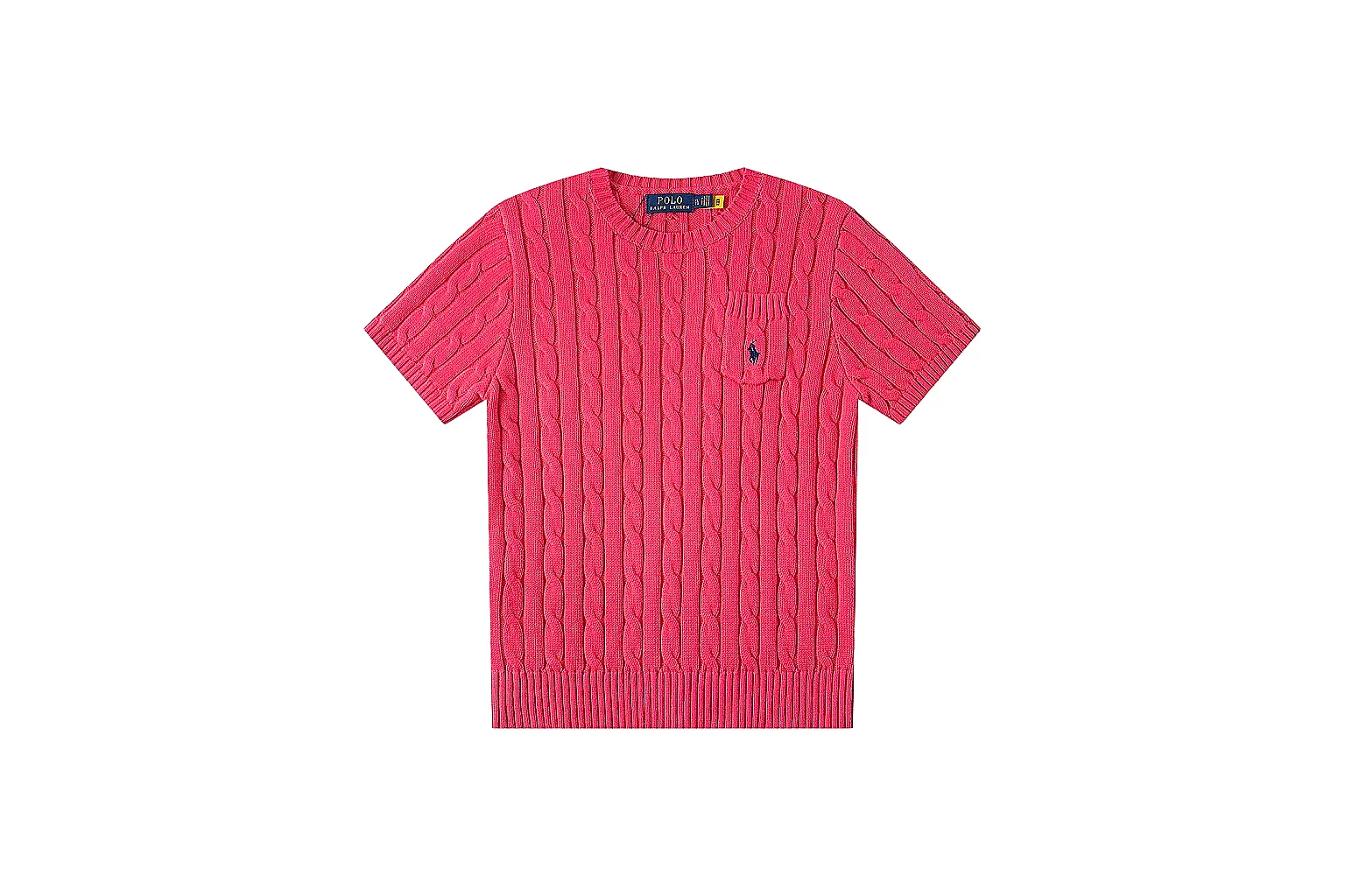 kakoscout.com Polo Ralph Lauren Coral Cable Knit Polo 0820 Coral short-sleeve-knit product image thumbnail 6