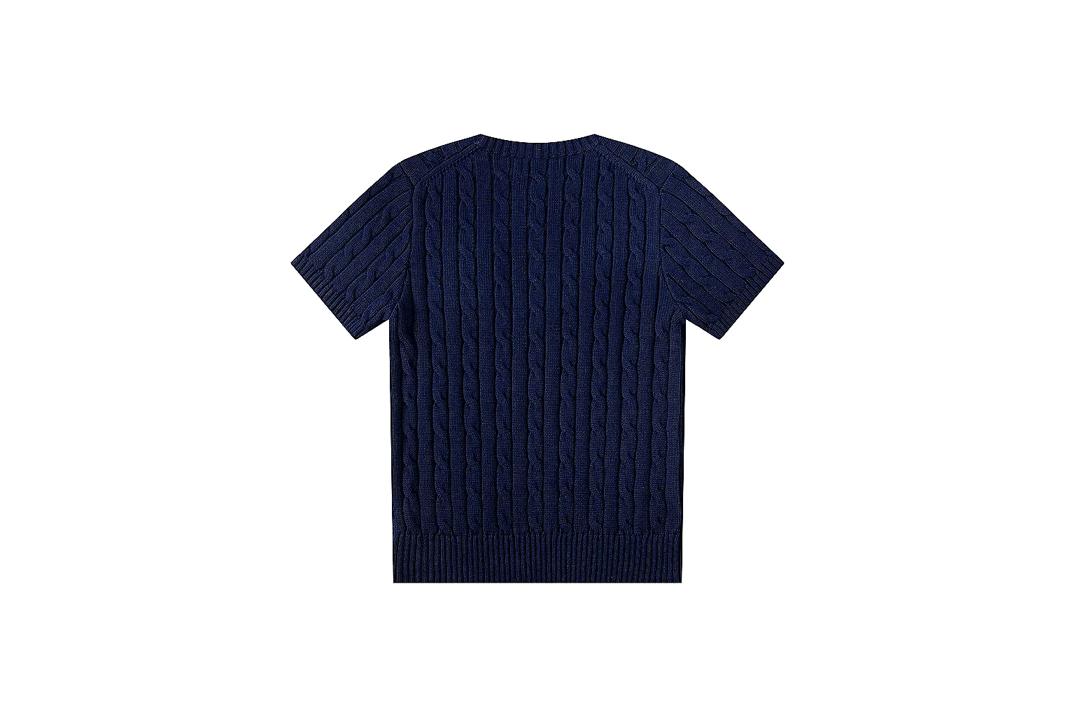 kakoscout.com Polo Ralph Lauren Deep Navy Cable Knit Polo 0889 Deep Navy short-sleeve-knit product image thumbnail 2