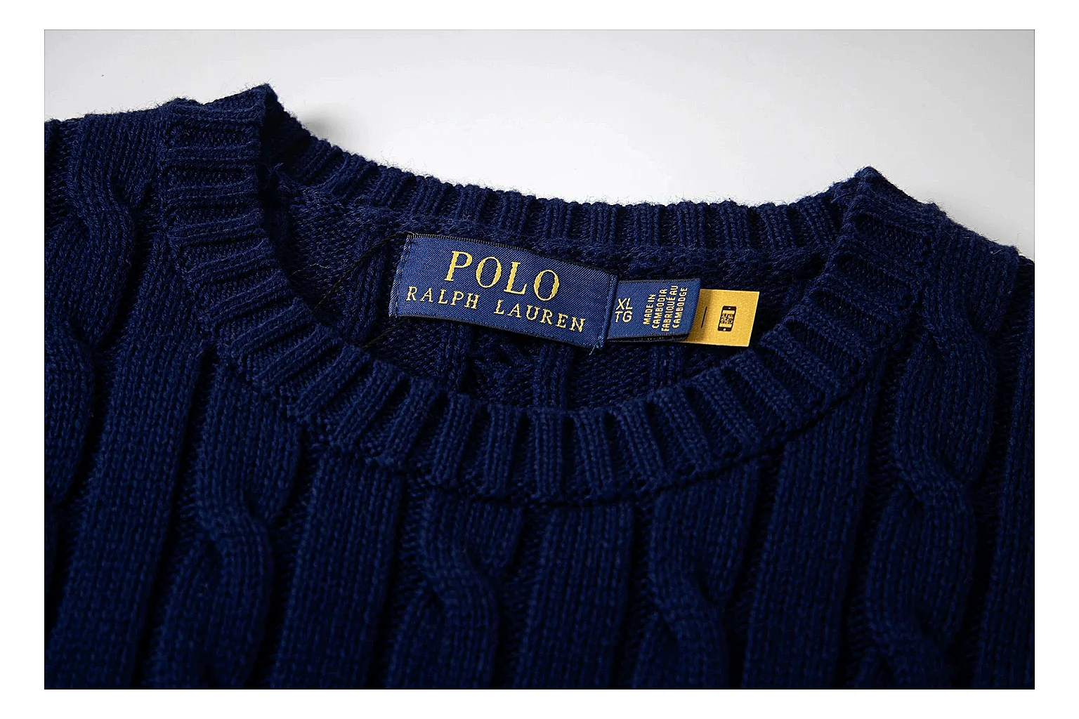 kakoscout.com Polo Ralph Lauren Deep Navy Cable Knit Polo 0889 Deep Navy short-sleeve-knit product image thumbnail 3