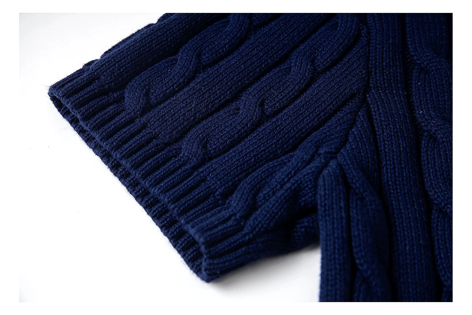 kakoscout.com Polo Ralph Lauren Deep Navy Cable Knit Polo 0889 Deep Navy short-sleeve-knit product image thumbnail 4