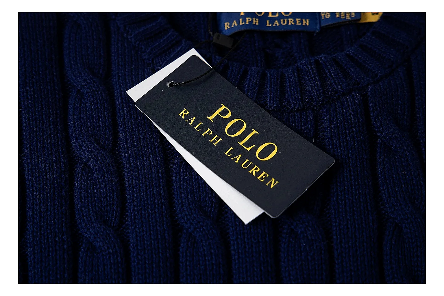 kakoscout.com Polo Ralph Lauren Deep Navy Cable Knit Polo 0889 Deep Navy short-sleeve-knit product image thumbnail 5
