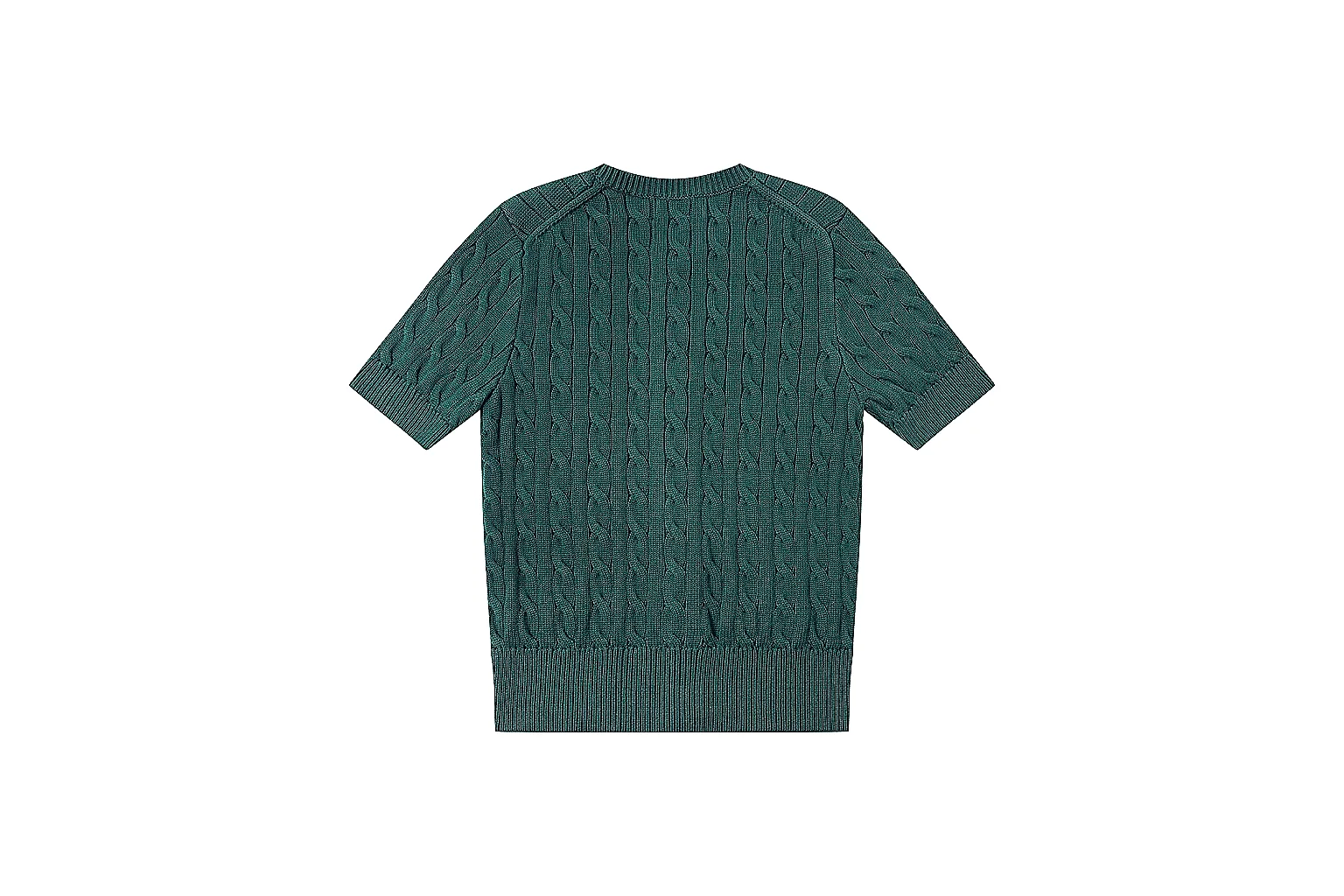 kakoscout.com Polo Ralph Lauren Forest Green Cable Knit Cardigan 0970 Forest Green short-sleeve-knit product image thumbnail 2