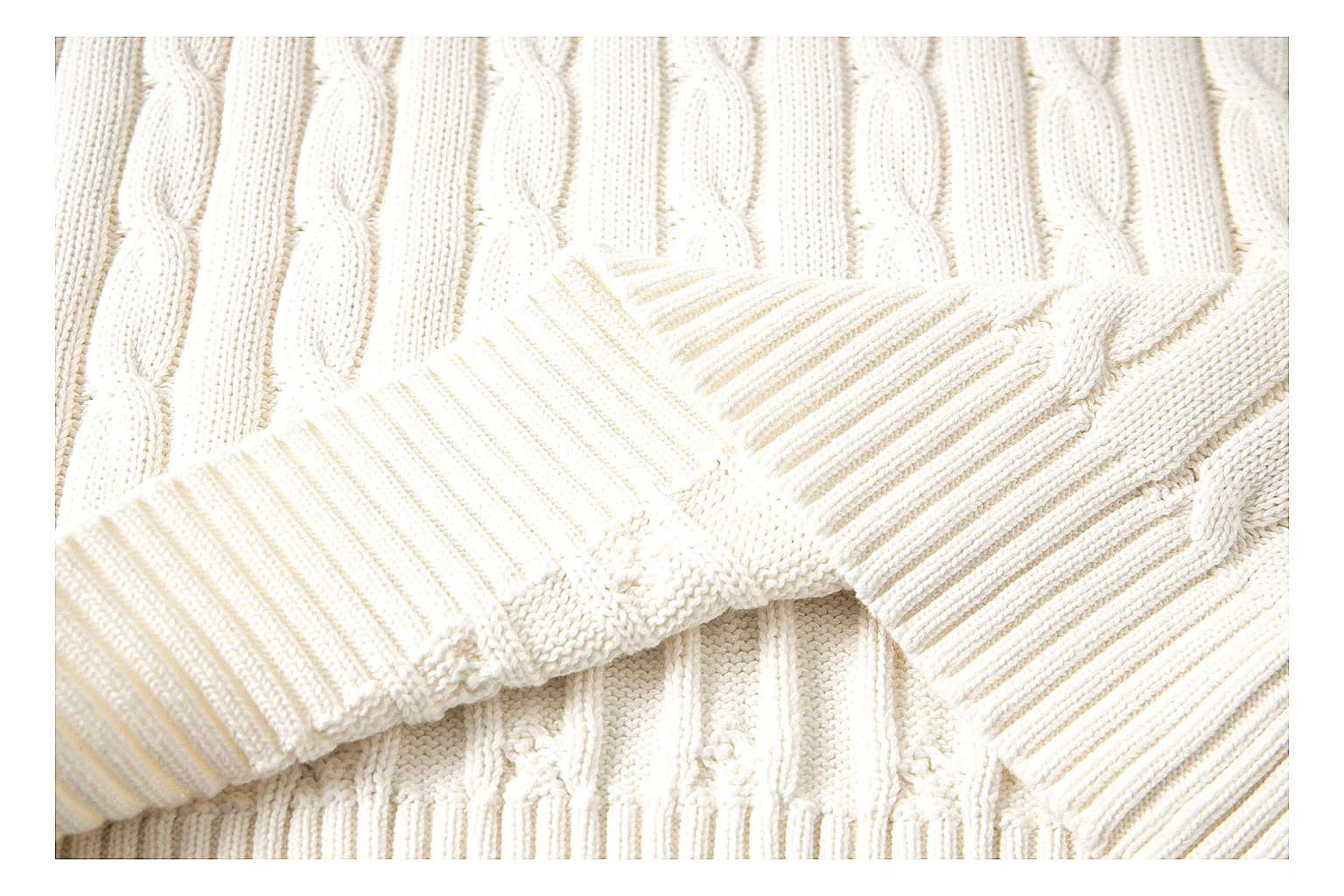 kakoscout.com Polo Ralph Lauren Ivory Cable Knit Polo 0882 Ivory short-sleeve-knit product image thumbnail 5