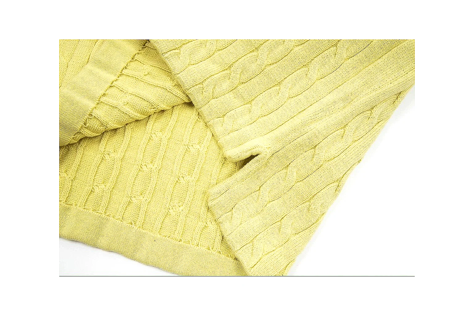 kakoscout.com Polo Ralph Lauren Lemon Yellow Cable Knit Polo 0979 Lemon Yellow short-sleeve-knit product image thumbnail 3