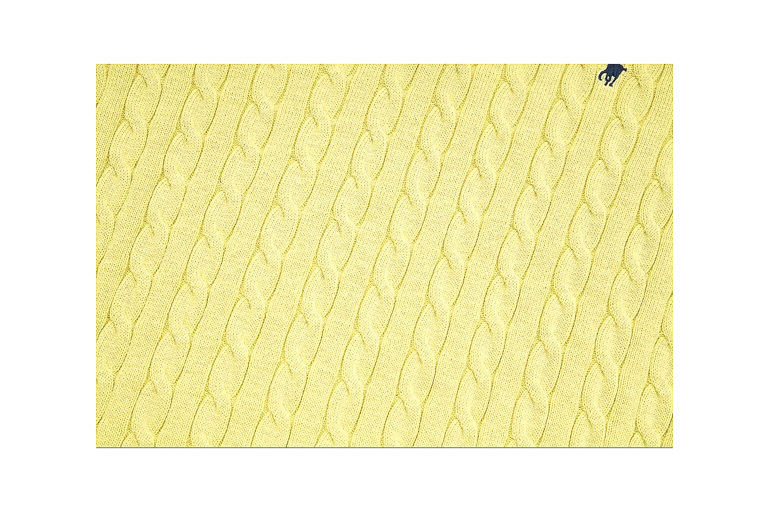 kakoscout.com Polo Ralph Lauren Lemon Yellow Cable Knit Polo 0979 Lemon Yellow short-sleeve-knit product image thumbnail 5