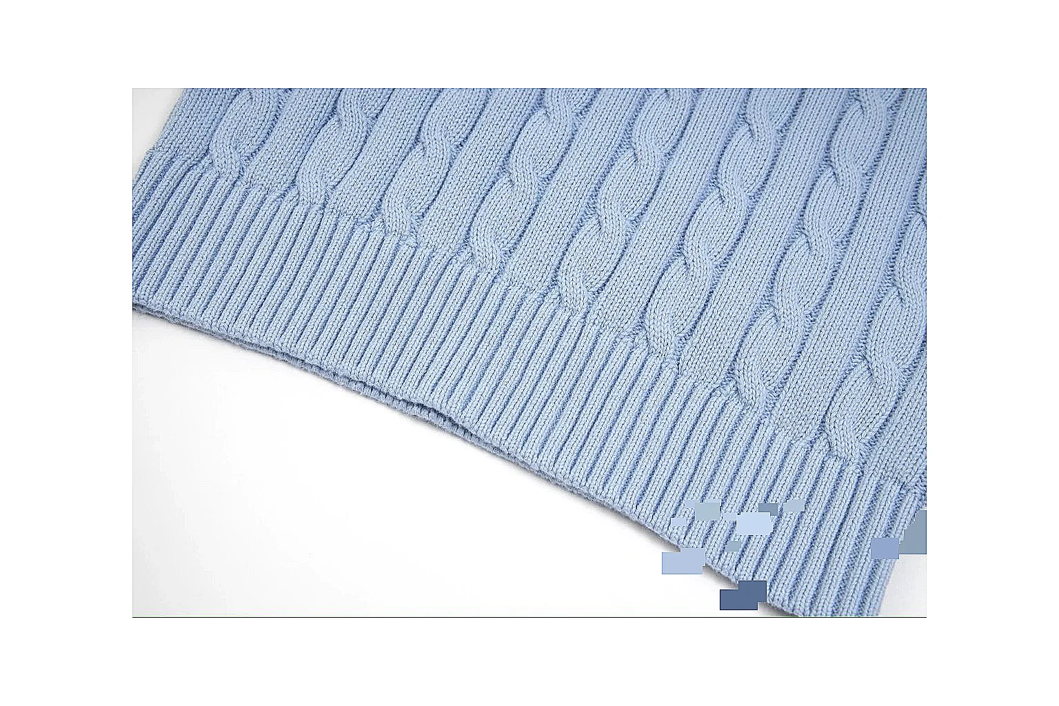kakoscout.com Polo Ralph Lauren Light Blue Cable Knit Polo 0638 Light Blue short-sleeve-knit product image thumbnail 6