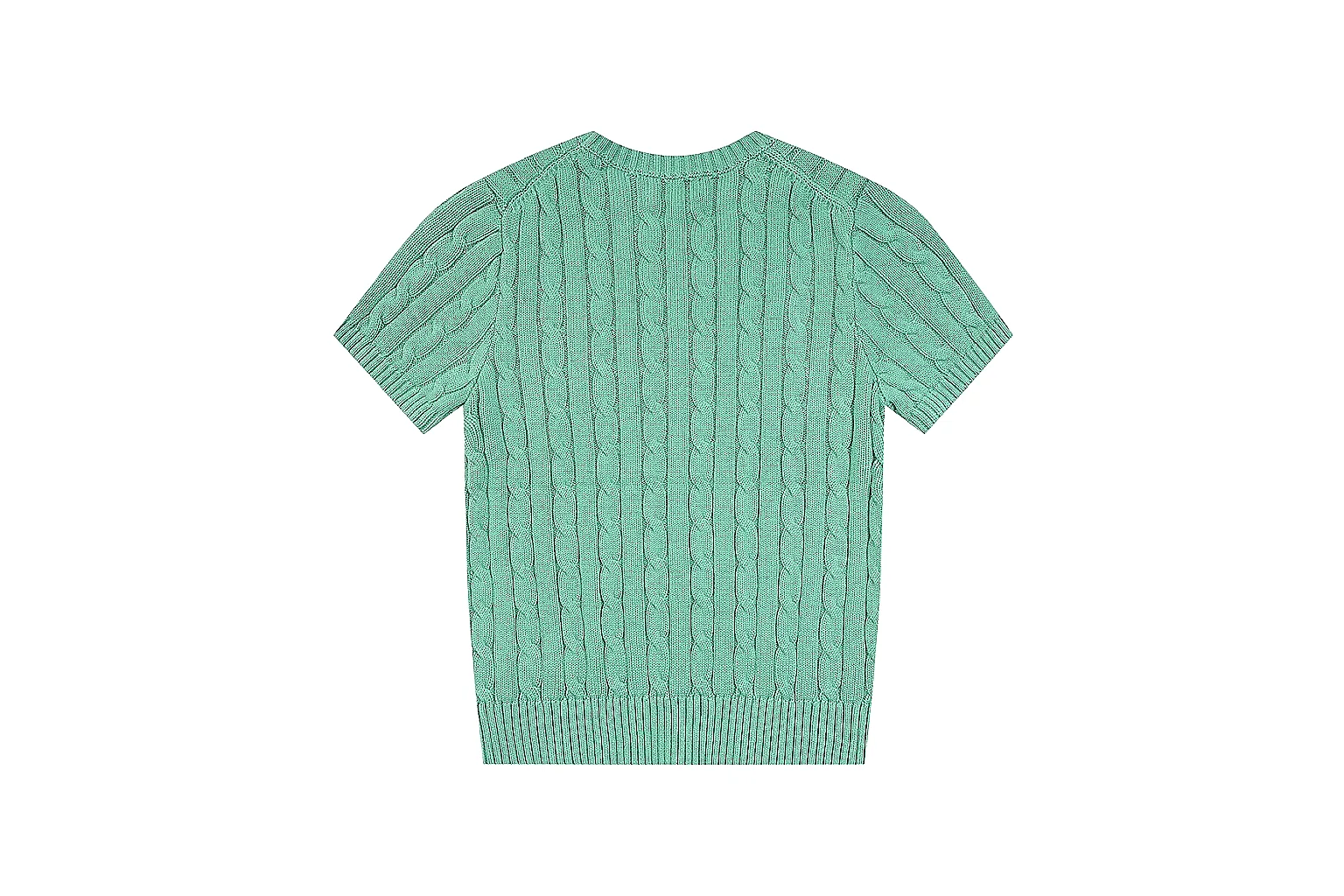 kakoscout.com Polo Ralph Lauren Mint Cable Knit Polo 0644 Mint short-sleeve-knit product image thumbnail 2