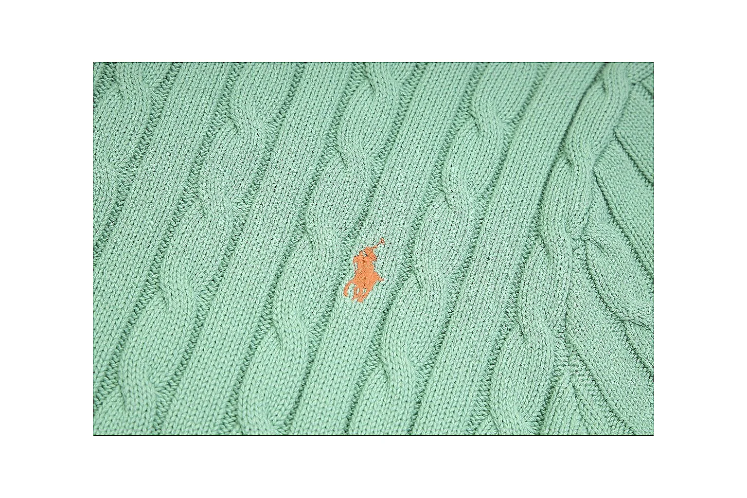 kakoscout.com Polo Ralph Lauren Mint Cable Knit Polo 0644 Mint short-sleeve-knit product image thumbnail 4