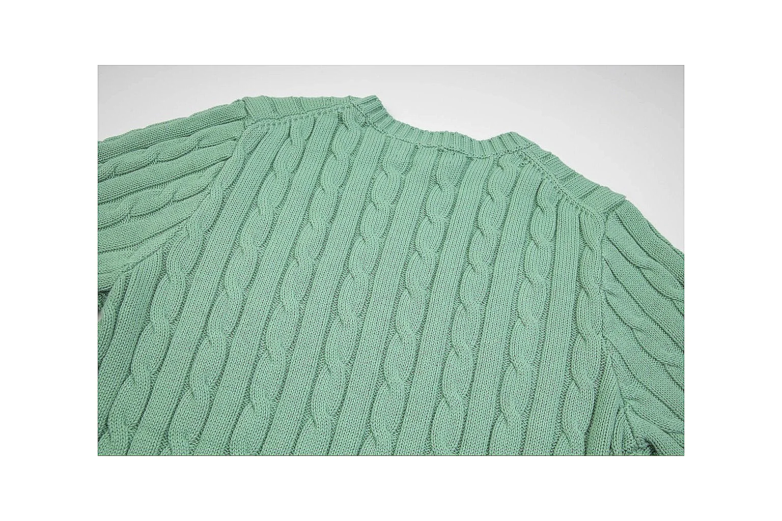 kakoscout.com Polo Ralph Lauren Mint Cable Knit Polo 0644 Mint short-sleeve-knit product image thumbnail 5