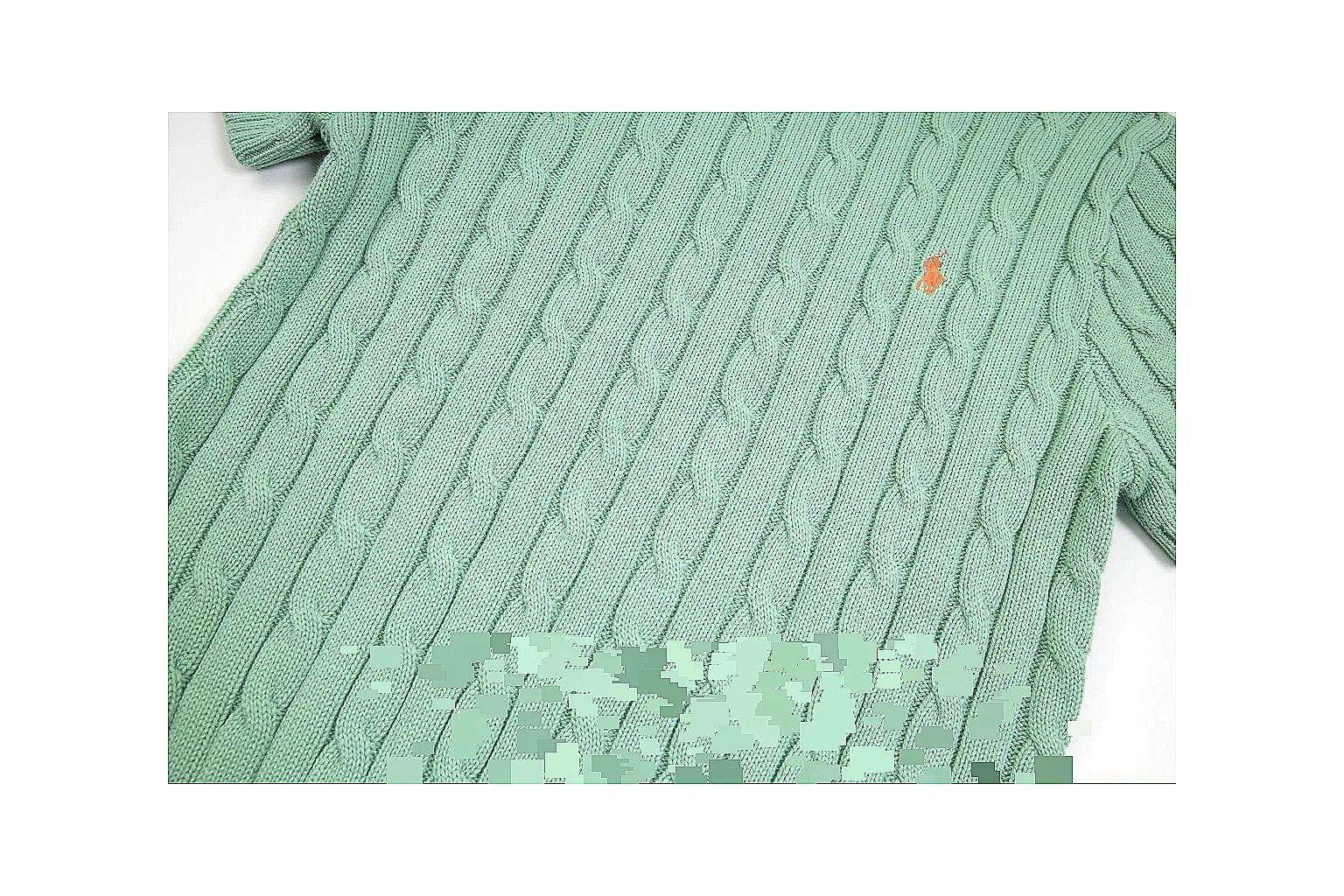kakoscout.com Polo Ralph Lauren Mint Cable Knit Polo 0644 Mint short-sleeve-knit product image thumbnail 6