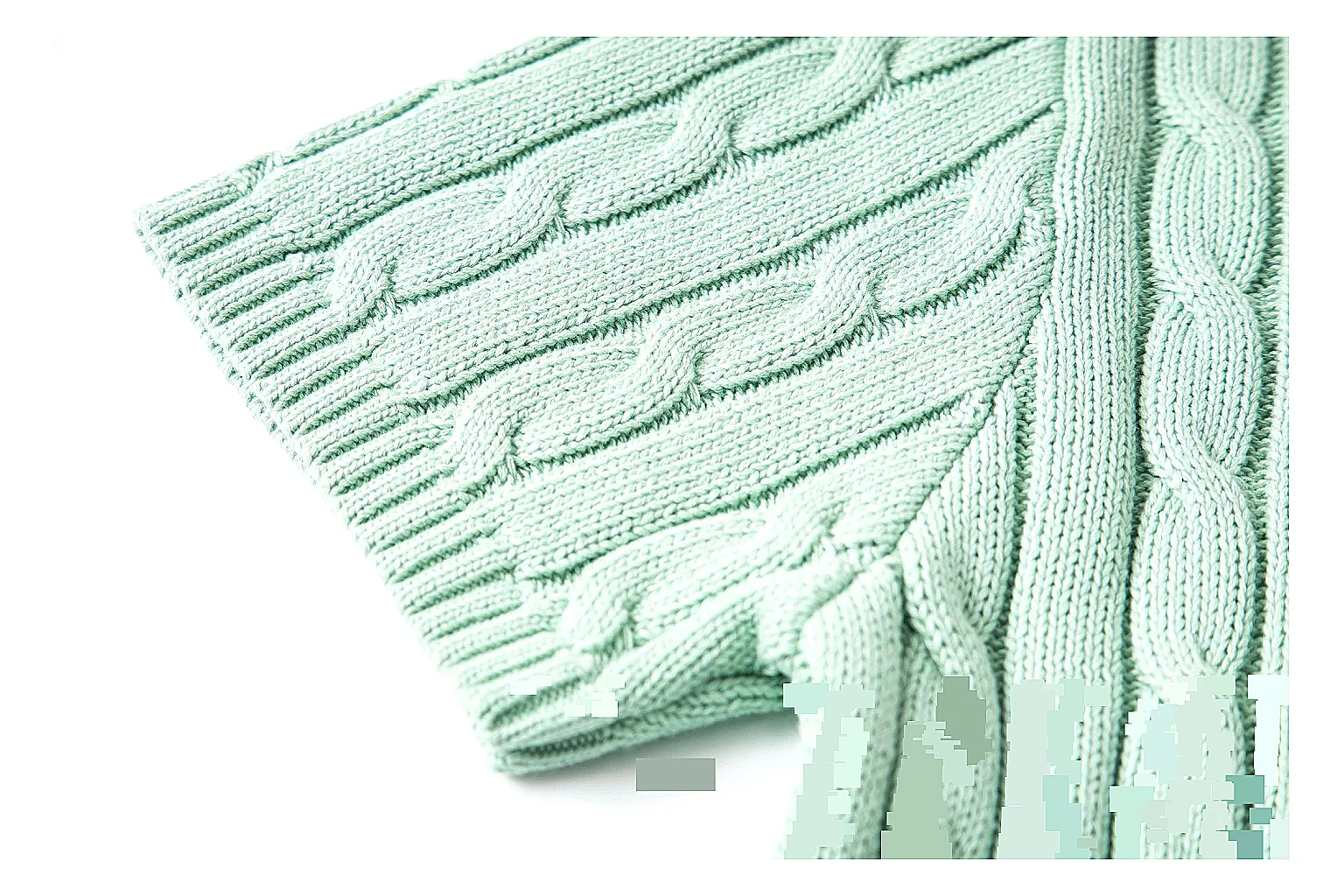 kakoscout.com Polo Ralph Lauren Mint Cable Knit Polo 0792 Mint short-sleeve-knit product image
