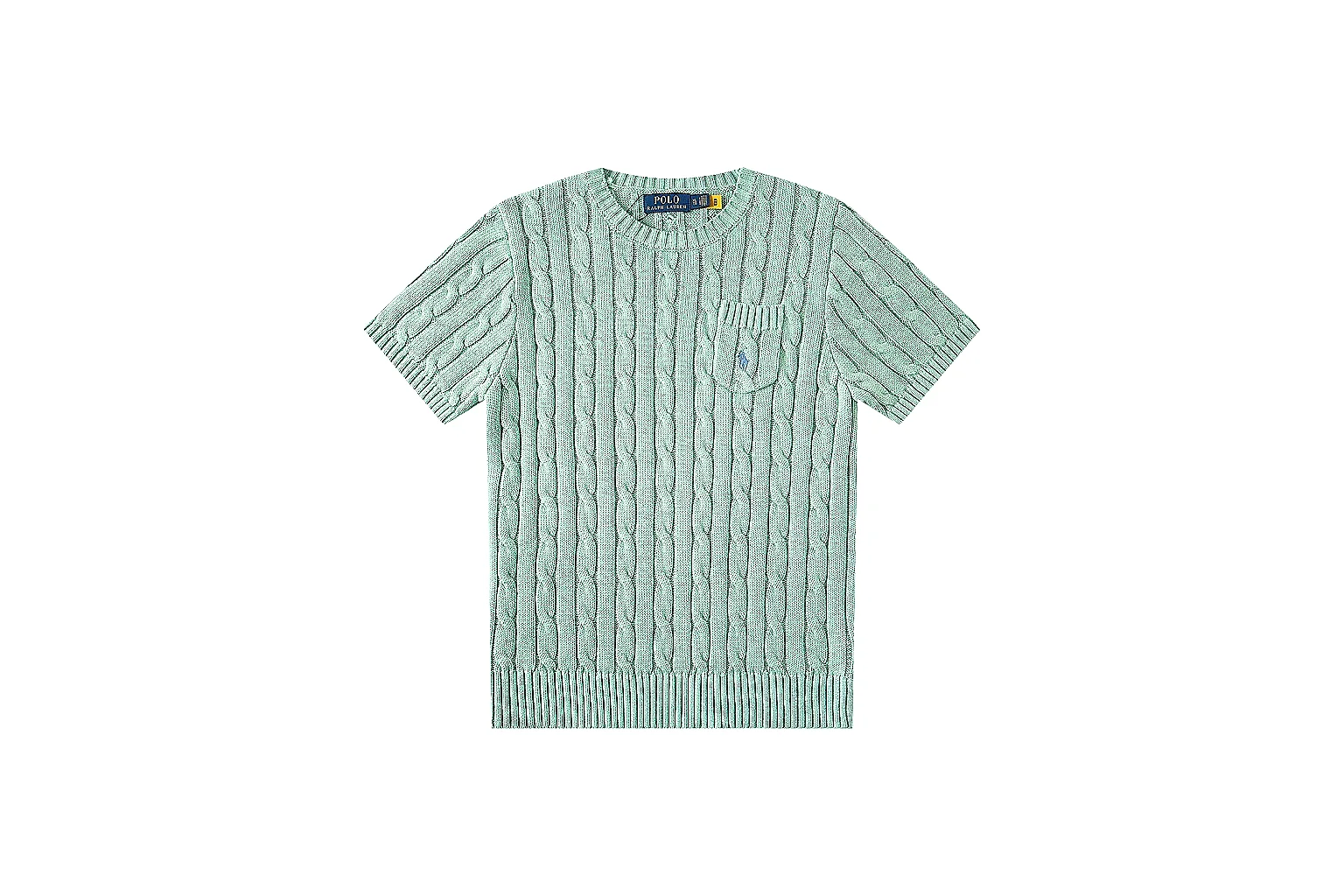 kakoscout.com Polo Ralph Lauren Mint Cable Knit Polo 0792 Mint short-sleeve-knit product image thumbnail 6