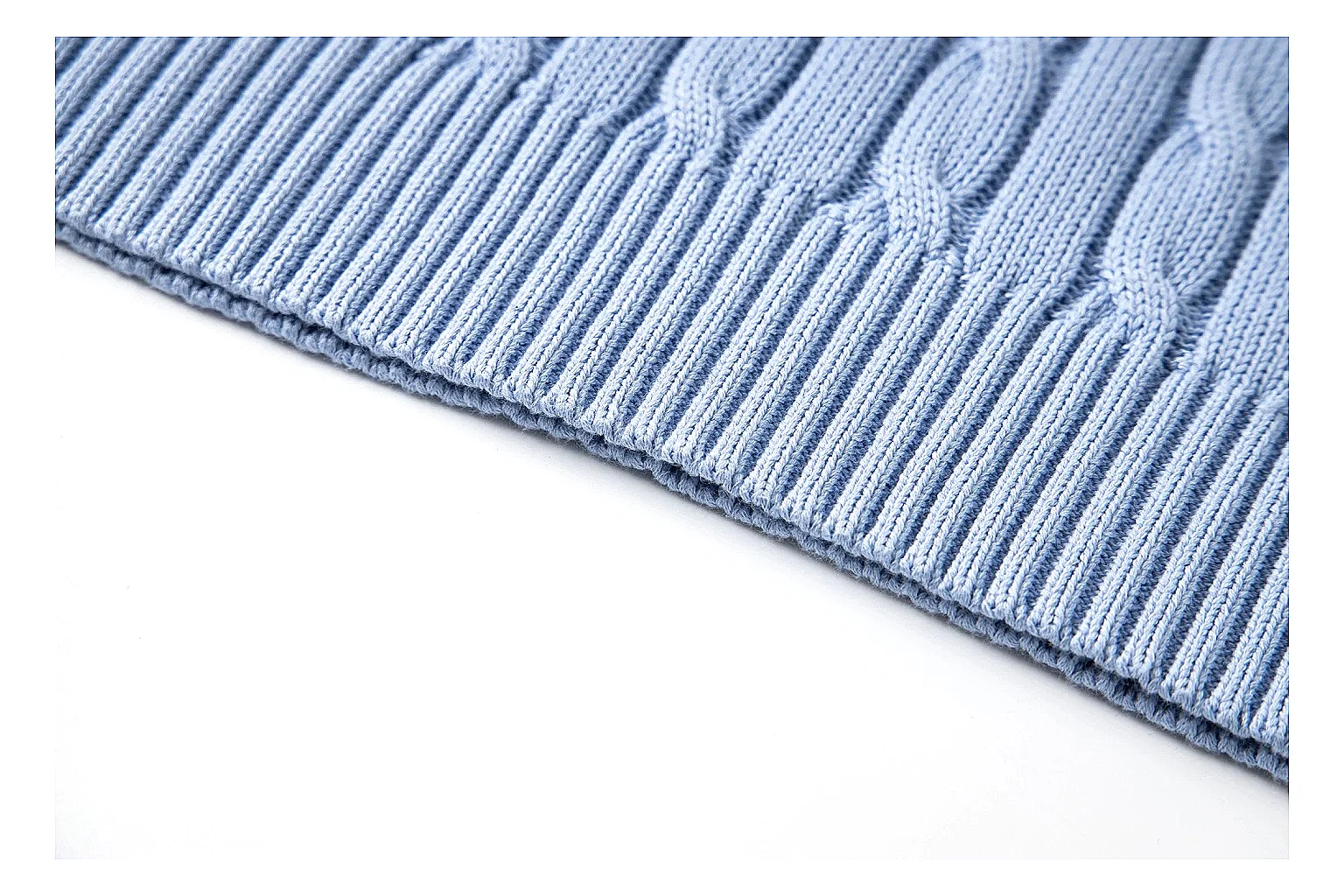 kakoscout.com Polo Ralph Lauren Pale Blue Cable Knit Polo 0856 Pale Blue short-sleeve-knit product image thumbnail 5