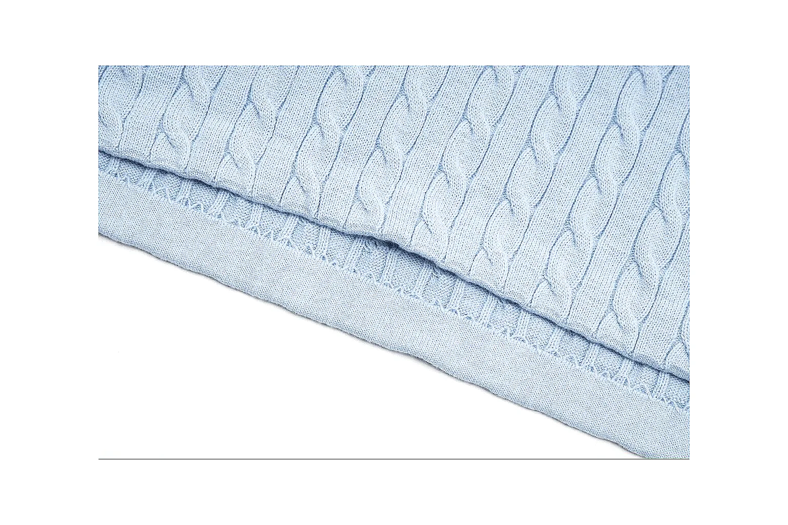 kakoscout.com Polo Ralph Lauren Pale Blue Cable Knit Polo 0992 Pale Blue short-sleeve-knit product image thumbnail 4