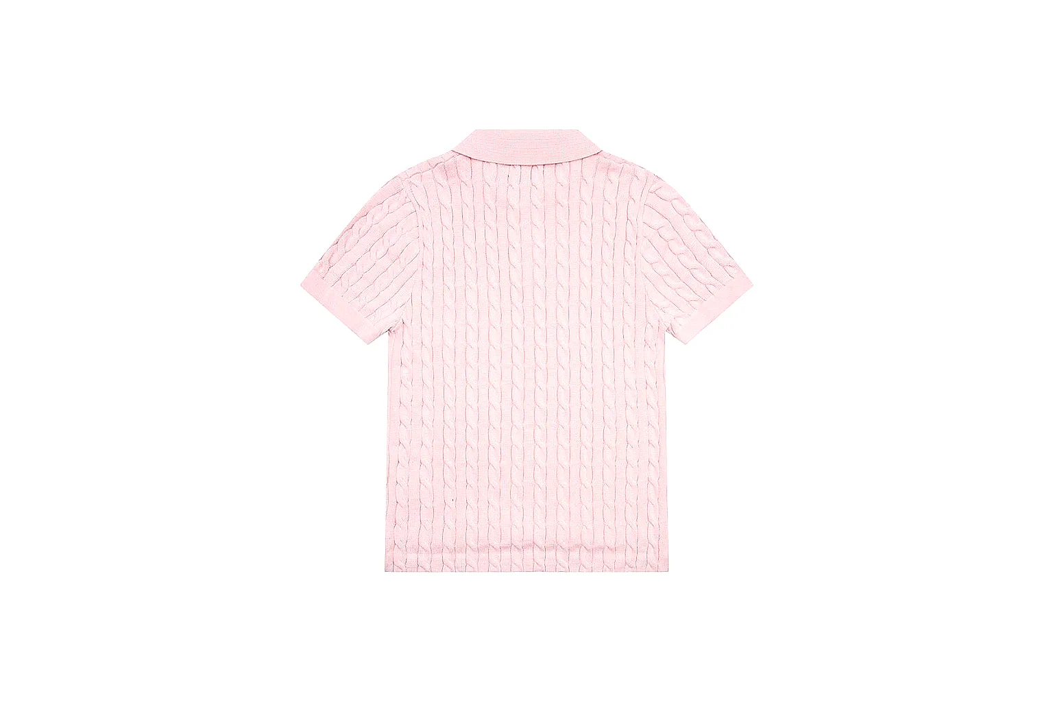 kakoscout.com Polo Ralph Lauren Pink Cable Knit Polo 0983 Pink short-sleeve-knit product image thumbnail 2