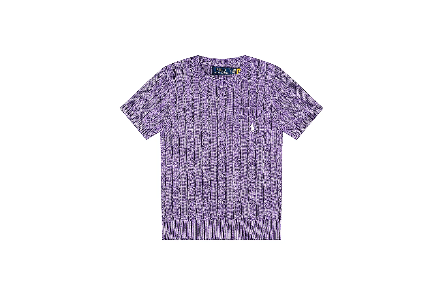 kakoscout.com Polo Ralph Lauren Purple Cable Knit Polo 0898 Purple short-sleeve-knit product image thumbnail 6