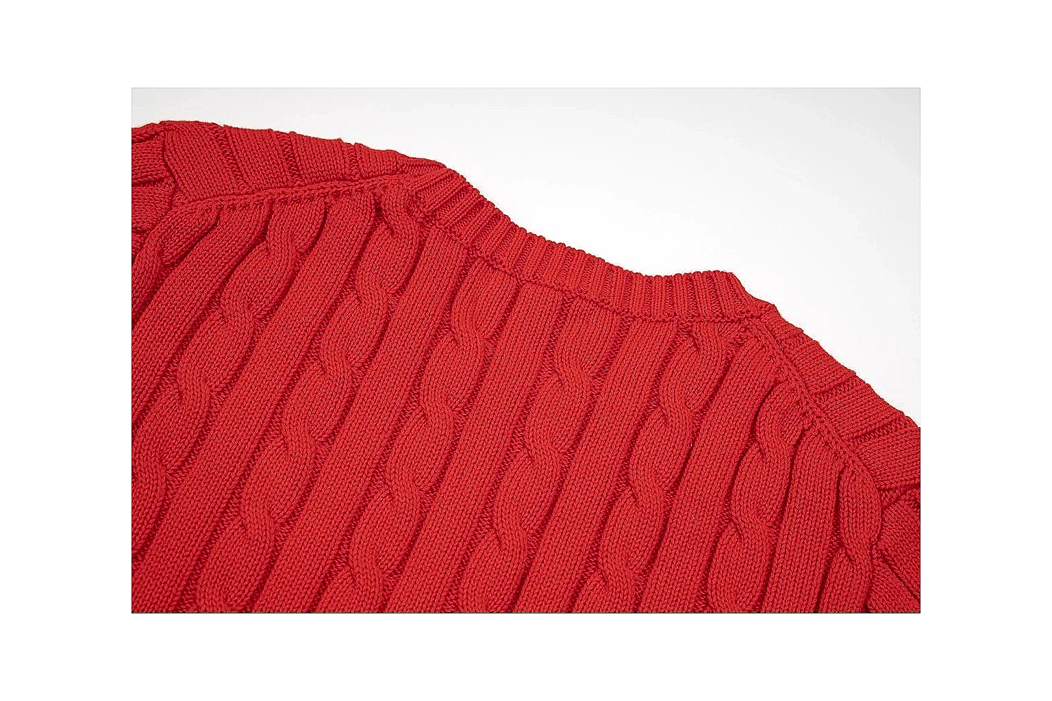 kakoscout.com Polo Ralph Lauren Red Cable Knit Polo 0632 Red short-sleeve-knit product image thumbnail 3