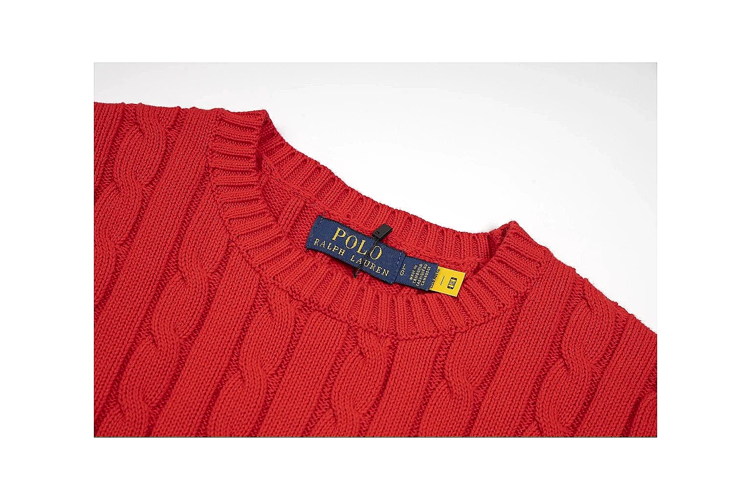 kakoscout.com Polo Ralph Lauren Red Cable Knit Polo 0632 Red short-sleeve-knit product image thumbnail 5