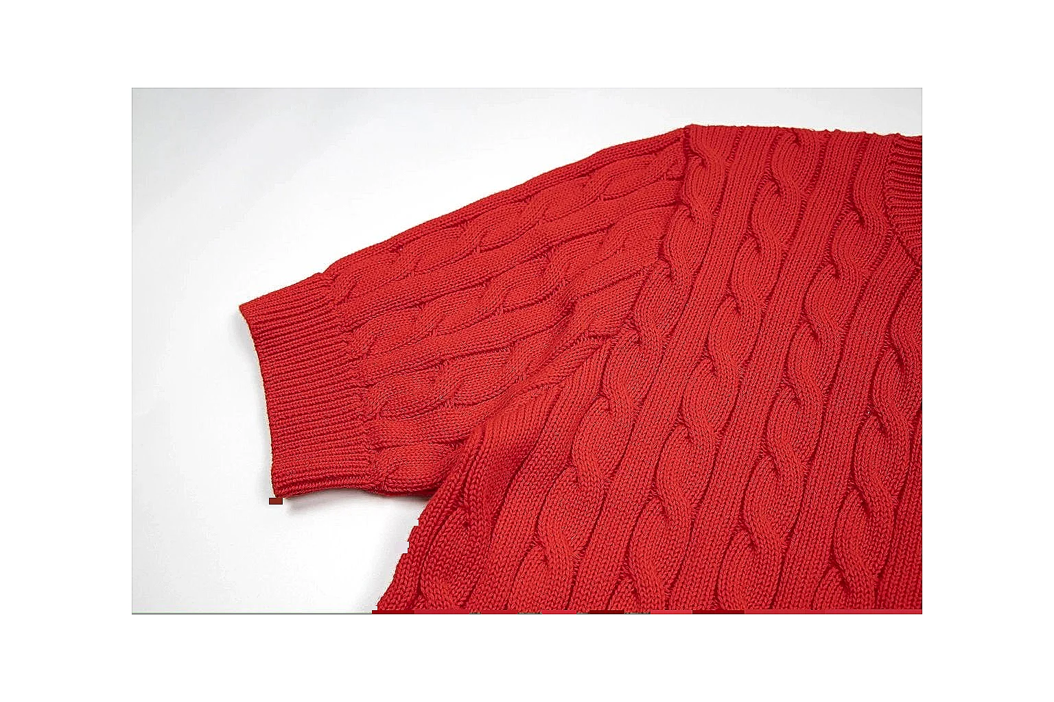 kakoscout.com Polo Ralph Lauren Red Button Cable Knit Polo 0923 Red Button short-sleeve-knit product image thumbnail 6