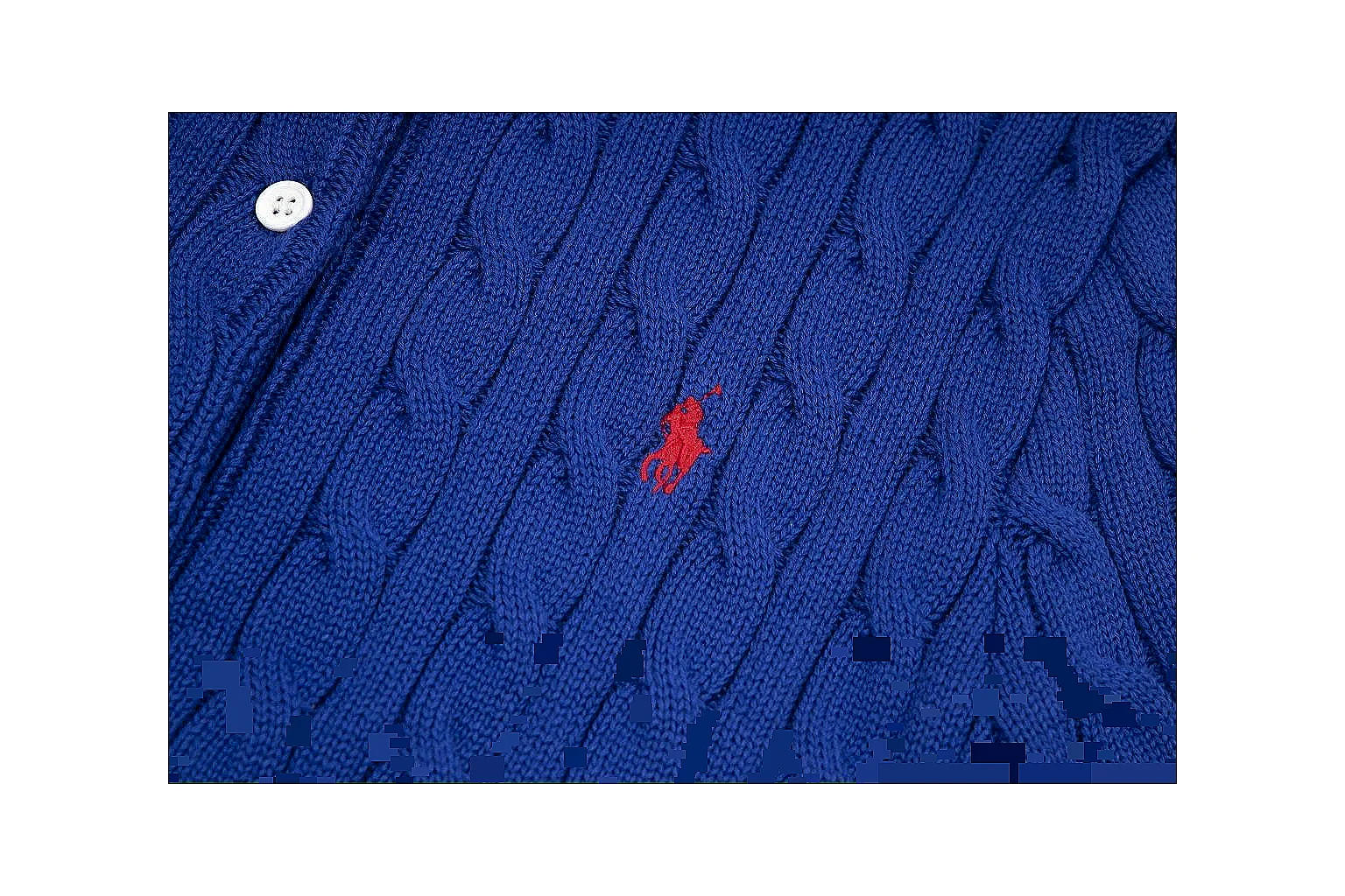 kakoscout.com Polo Ralph Lauren Royal Blue Cable Knit Cardigan 0939 Royal Blue short-sleeve-knit product image