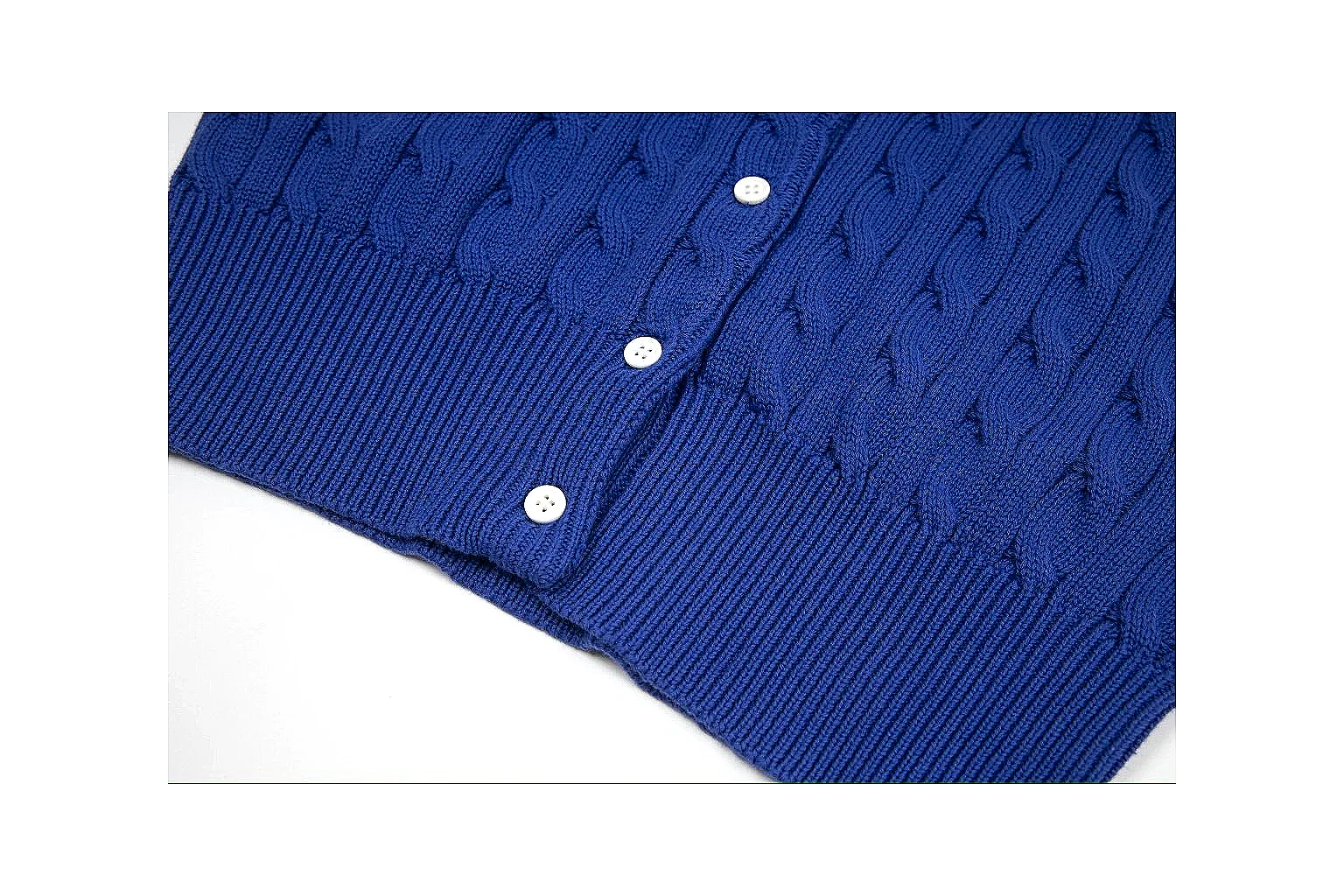 kakoscout.com Polo Ralph Lauren Royal Blue Cable Knit Cardigan 0939 Royal Blue short-sleeve-knit product image thumbnail 3