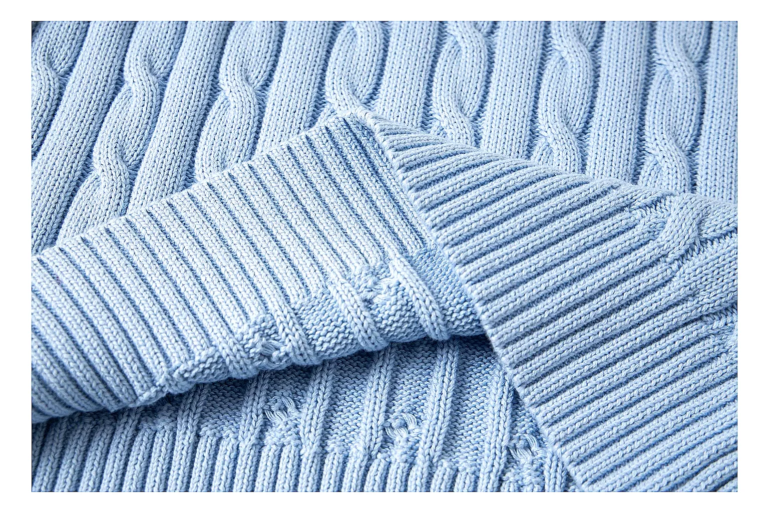 kakoscout.com Polo Ralph Lauren Sky Blue Cable Knit Polo 0814 Sky Blue short-sleeve-knit product image thumbnail 4
