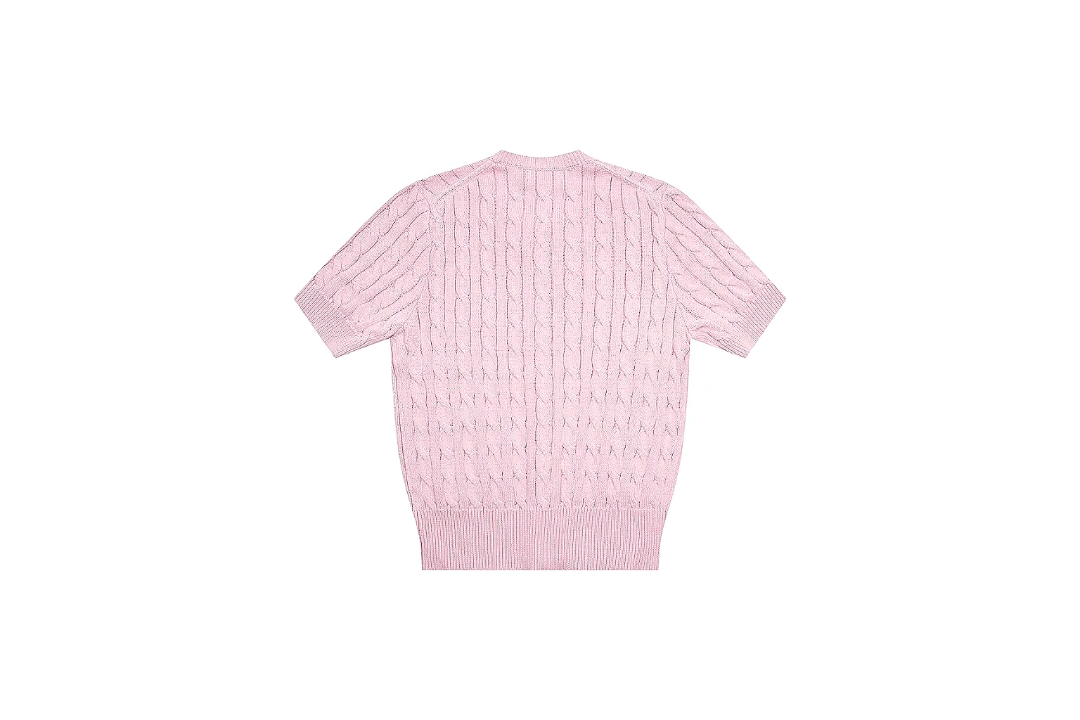 kakoscout.com Polo Ralph Lauren Soft Pink Cable Knit Polo 0941 Soft Pink short-sleeve-knit product image thumbnail 2