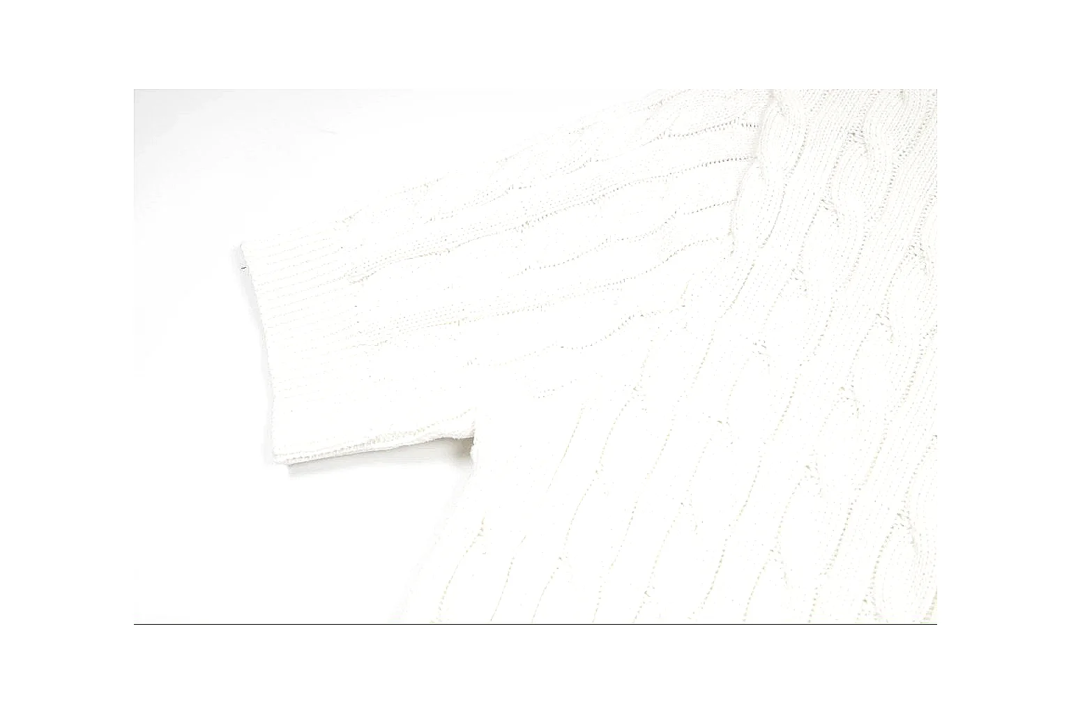 kakoscout.com Polo Ralph Lauren White Cable Knit Polo 0955 White short-sleeve-knit product image thumbnail 3