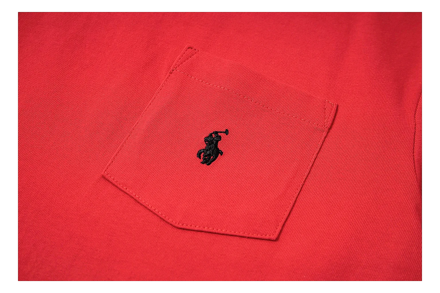 kakoscout.com Polo Ralph Lauren Red Pocket Tee 1057 Red short-sleeve-tee product image thumbnail 4