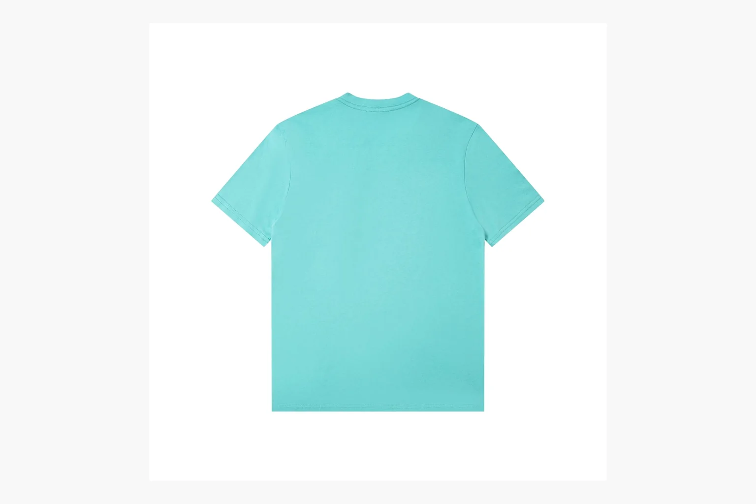 Aqua Polo pocket tee comparison photo with chest logo thumbnail 6