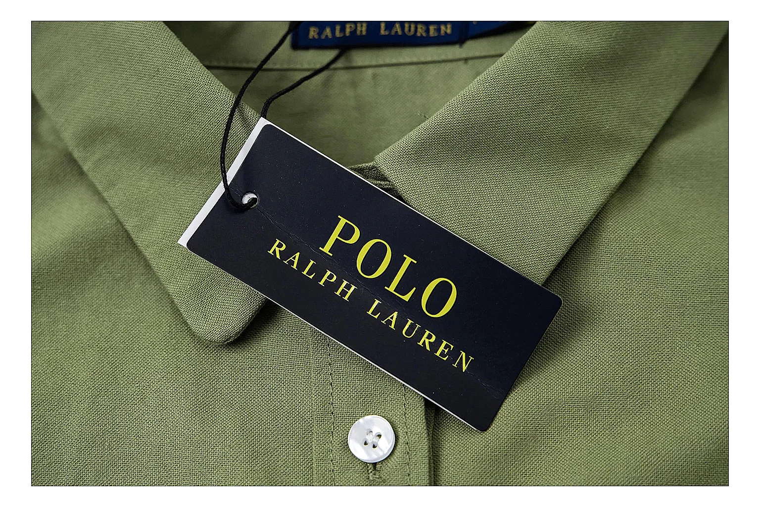 kakoscout.com Polo Ralph Lauren Olive Belted Shirt Dress 0543 Olive sleeveless-dress product image thumbnail 5