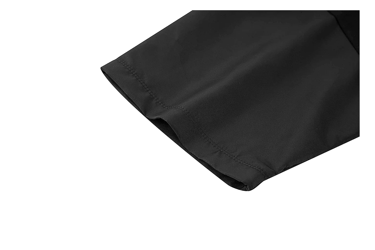 kakoscout.com Prada Black Nylon Panel Tee 0191 Black short-sleeve-tee product image thumbnail 5