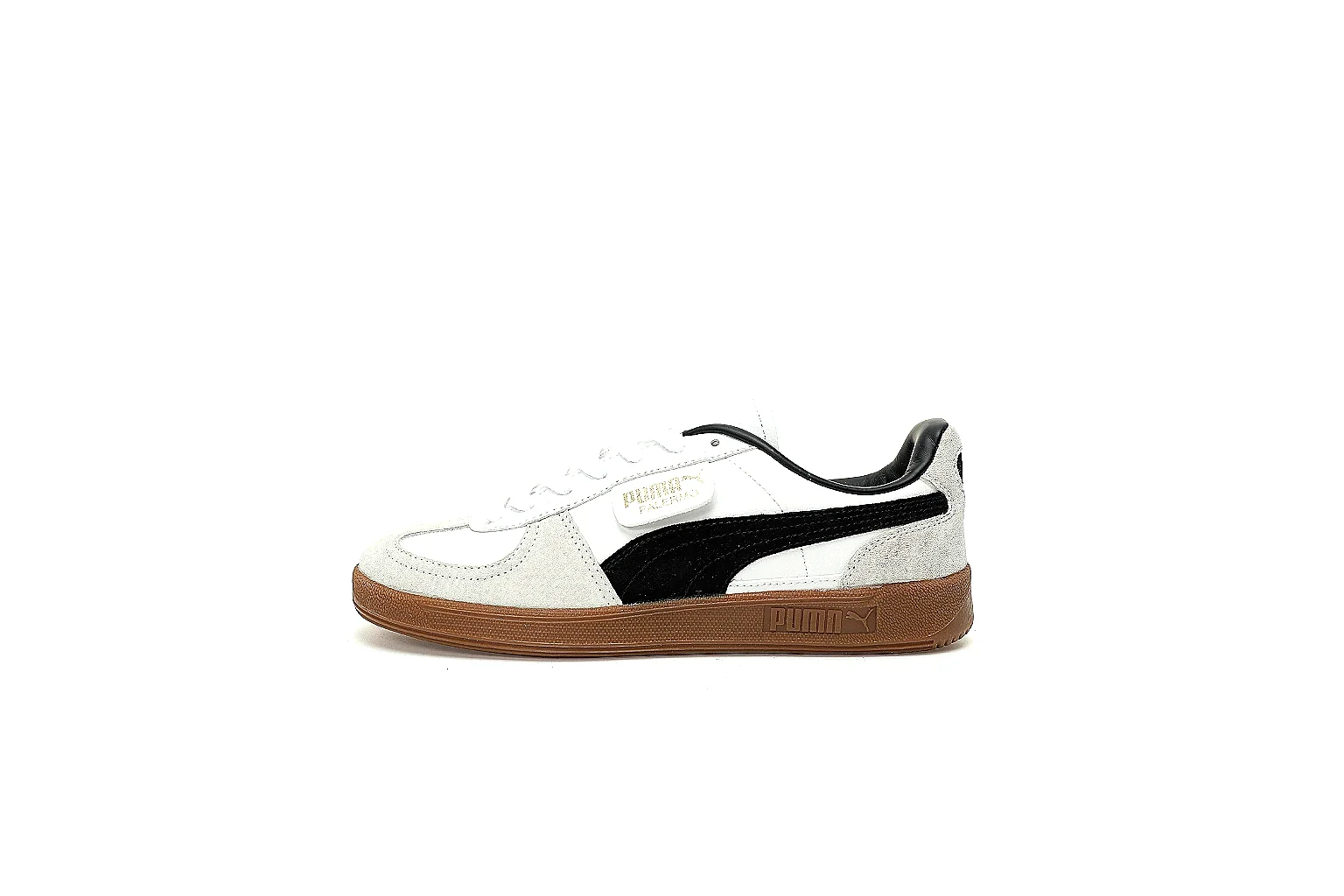 Puma Palermo white black gum sneaker side and QC gallery proof thumbnail 2