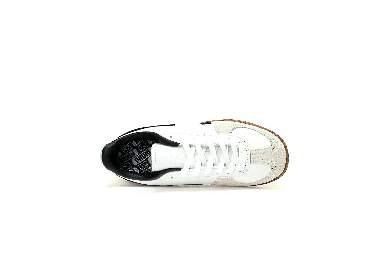 Puma Palermo white black gum sneaker side and QC gallery proof thumbnail 3