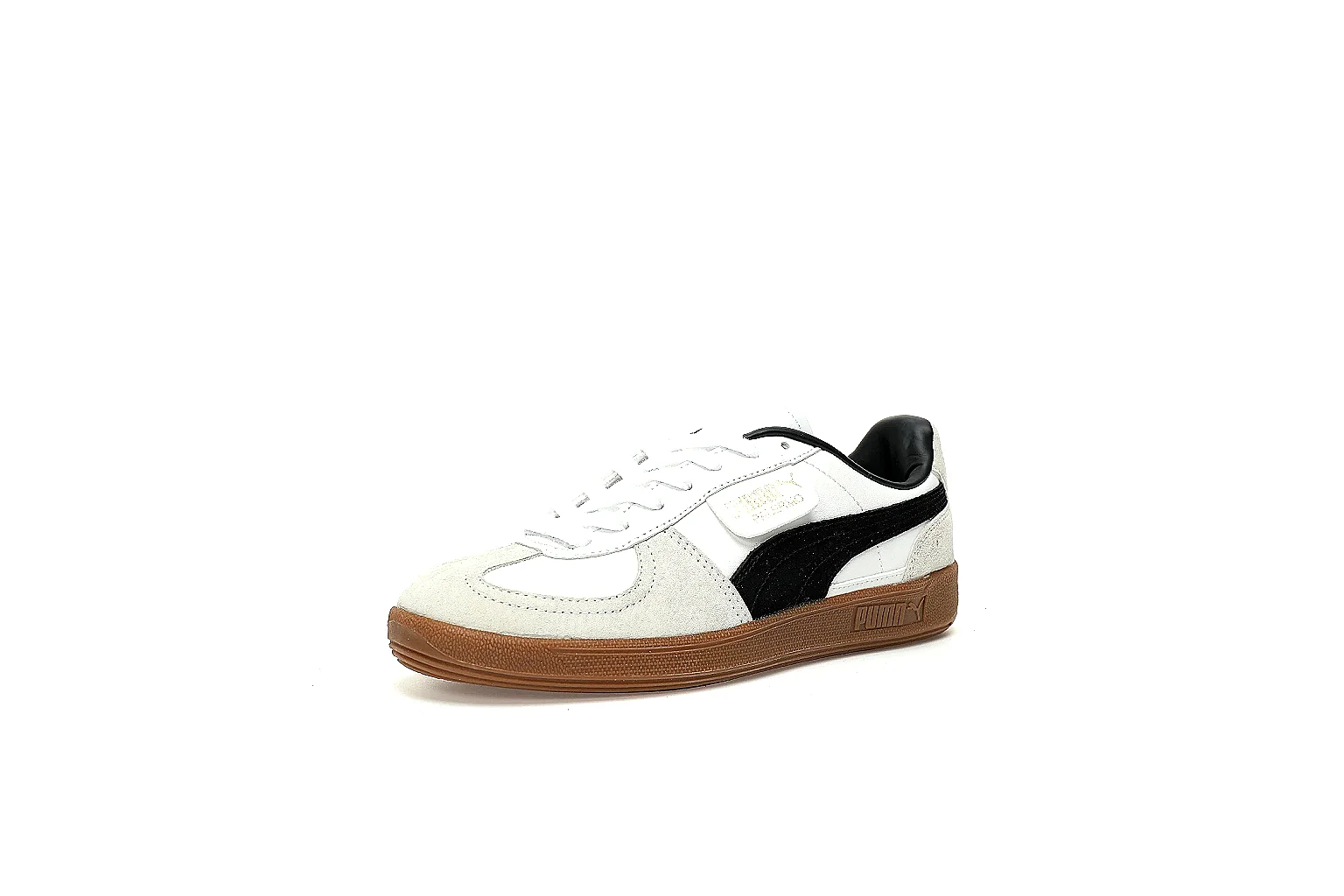 Puma Palermo white black gum sneaker side and QC gallery proof thumbnail 6