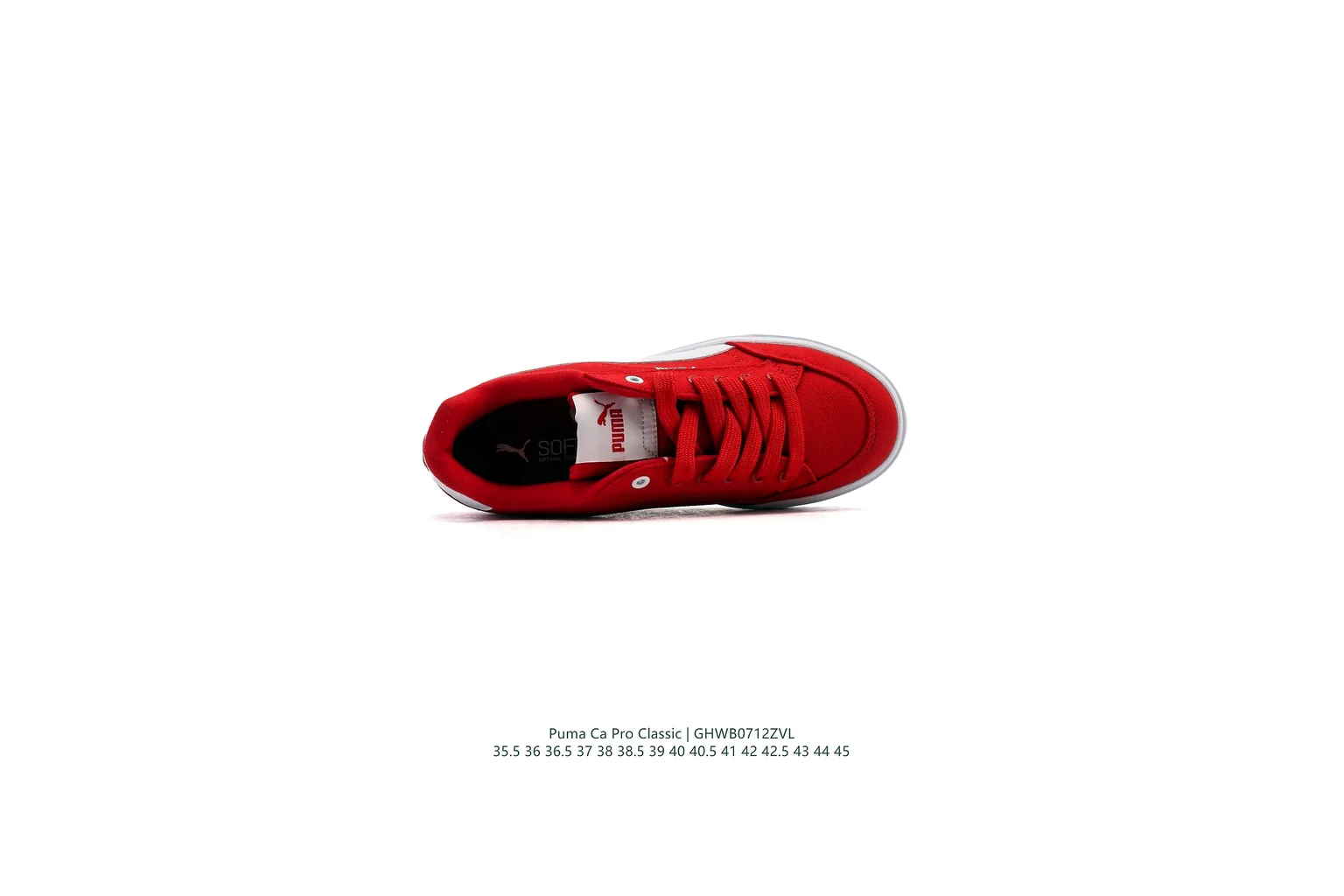 Puma Palermo Red White Green terrace sneaker six photo view
