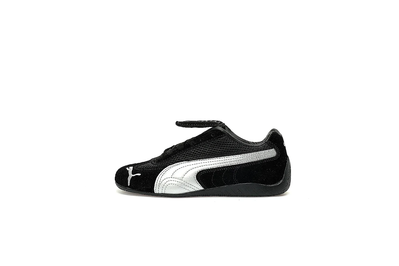 Puma 862380248 black white low-top with visible side formstrip and strap detail thumbnail 2