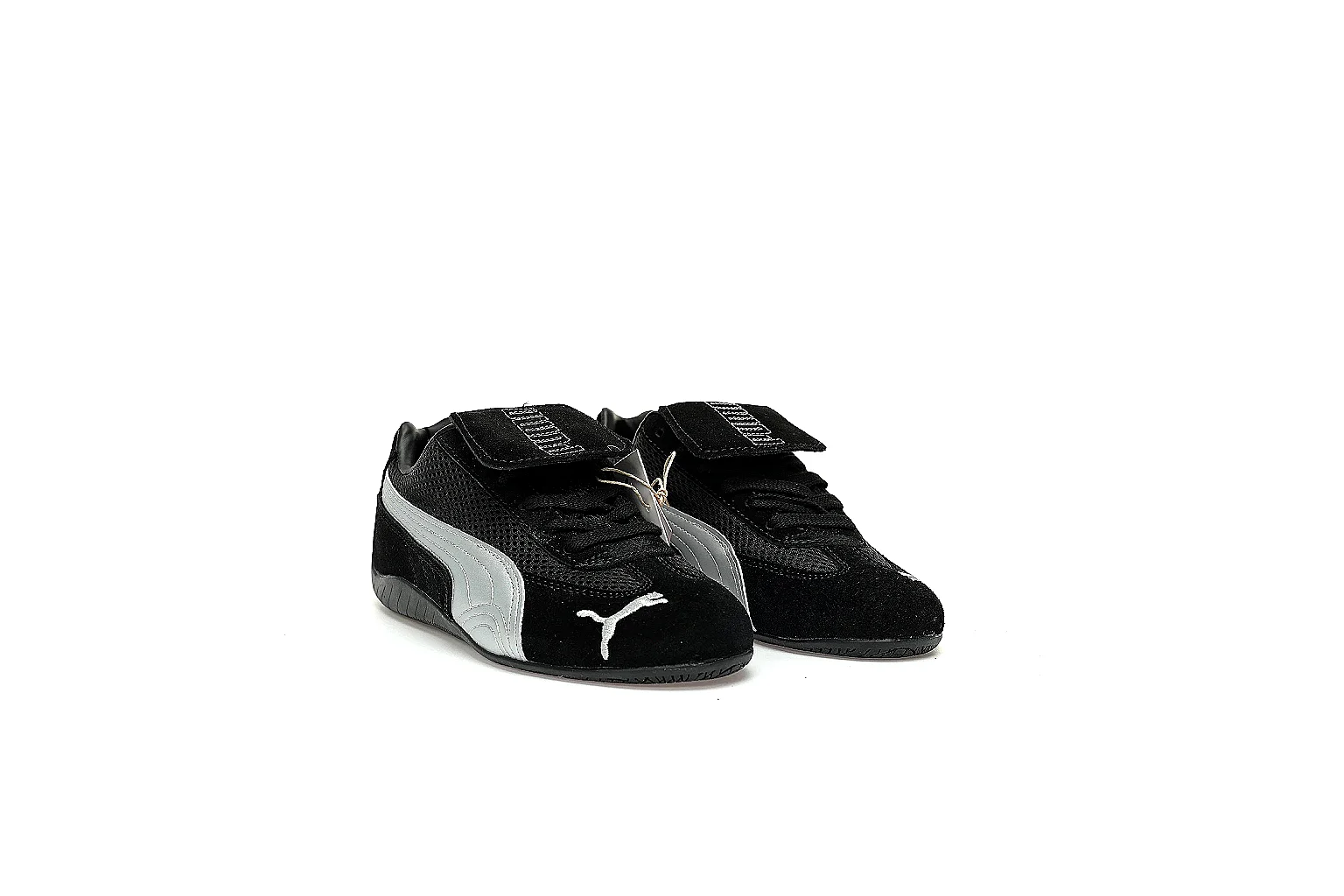 Puma 862380248 black white low-top with visible side formstrip and strap detail thumbnail 5