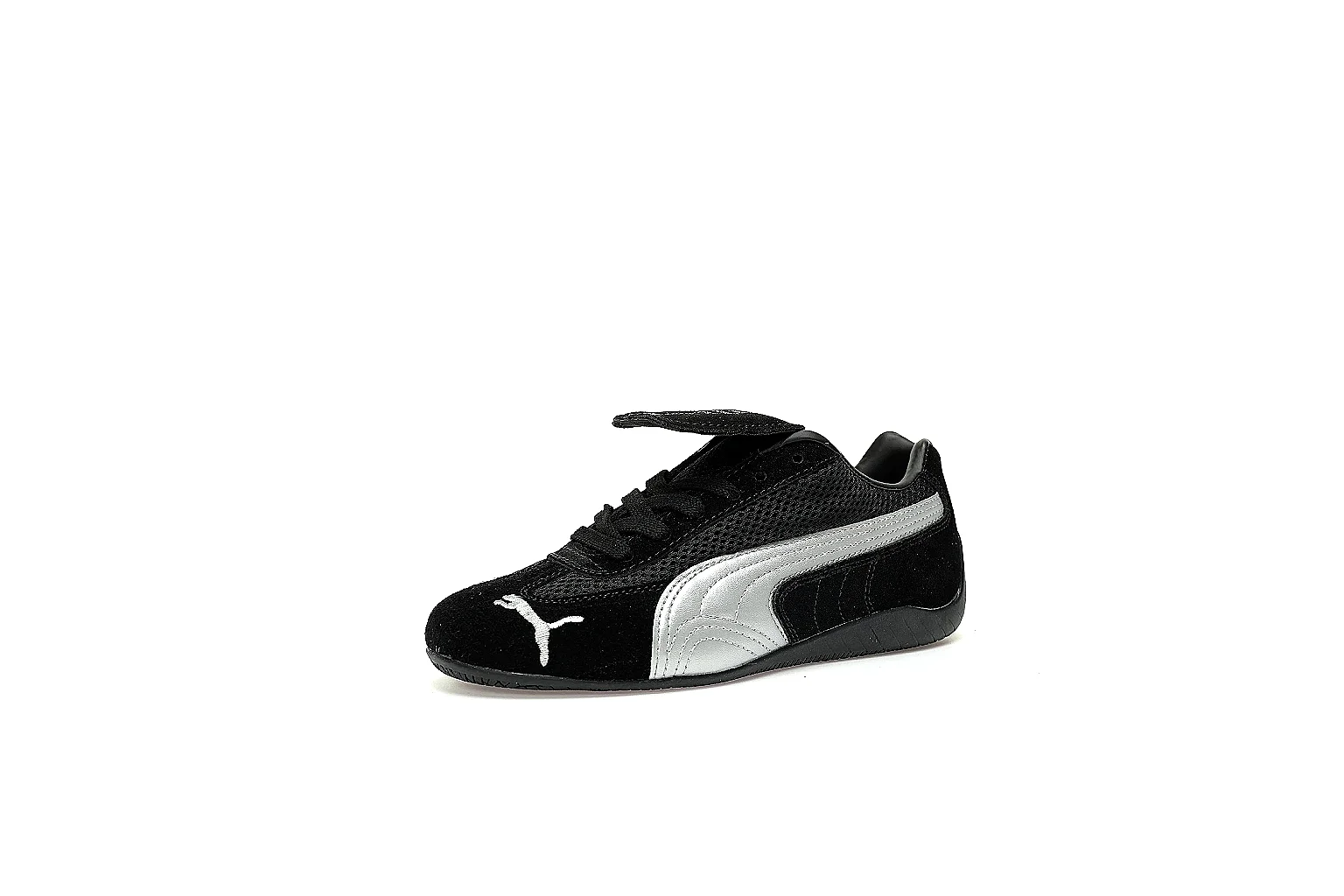 Puma 862380248 black white low-top with visible side formstrip and strap detail thumbnail 6