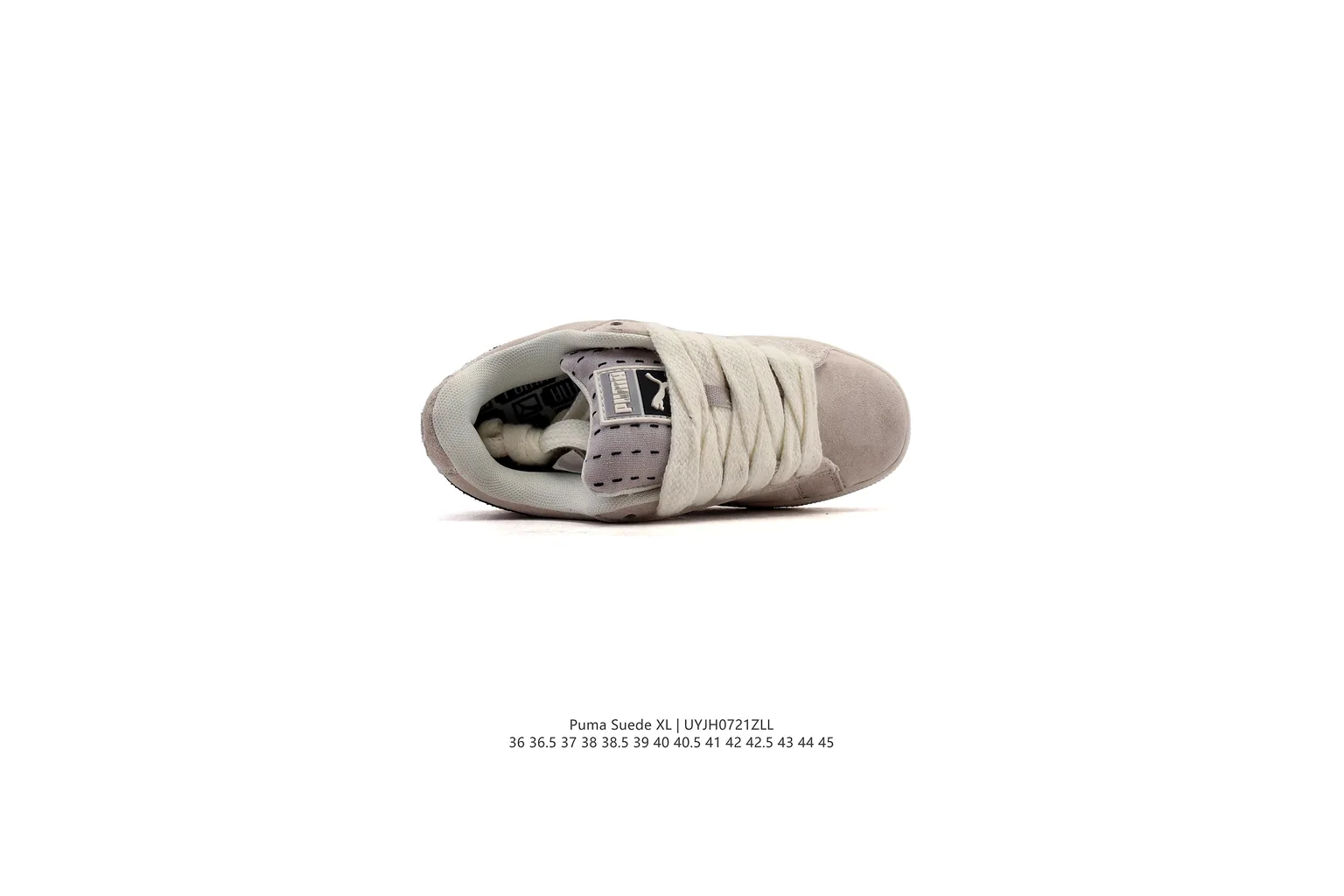 Puma Suede Beige Black suede low top six photo view