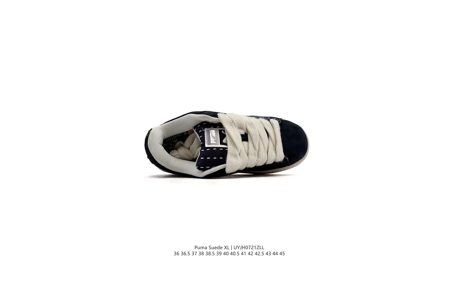 Puma Suede Black Cream suede low top six photo view