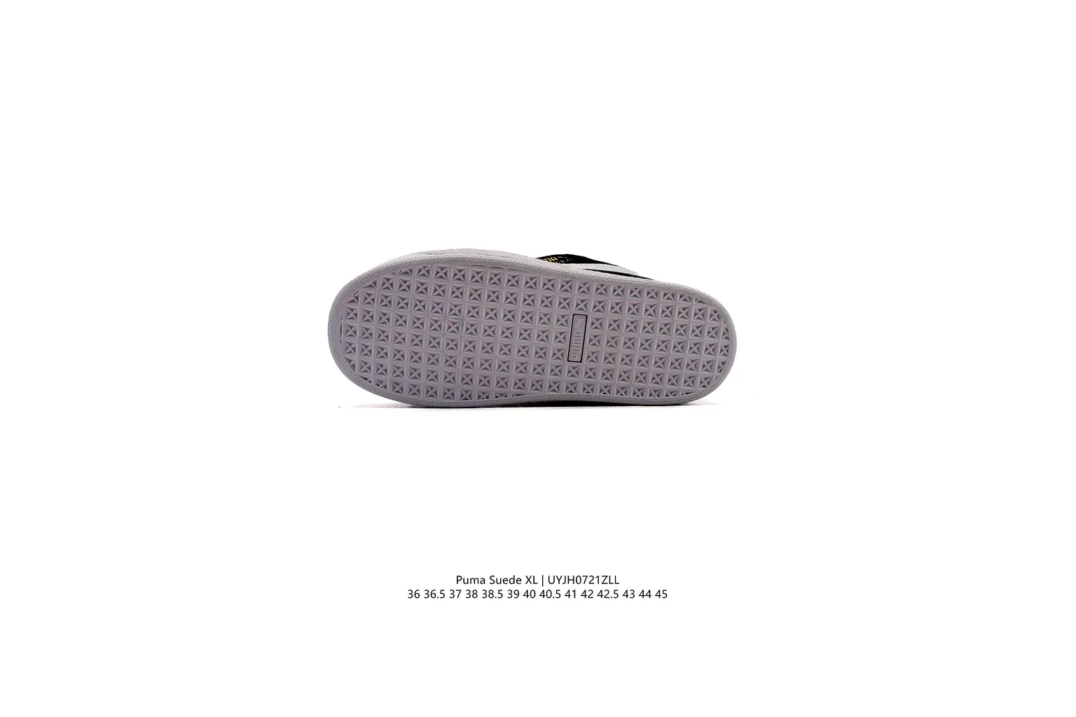 Puma Suede Black White suede low top six photo view thumbnail 4