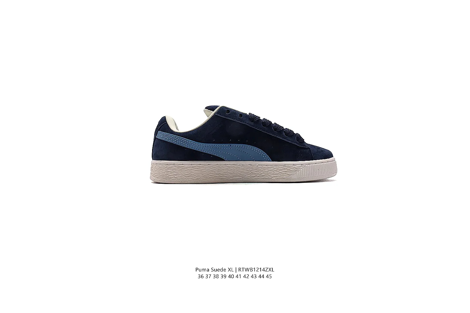 kakoscout.com Puma Navy Gum Suede Low 0839 Navy Gum low-top product image thumbnail 2