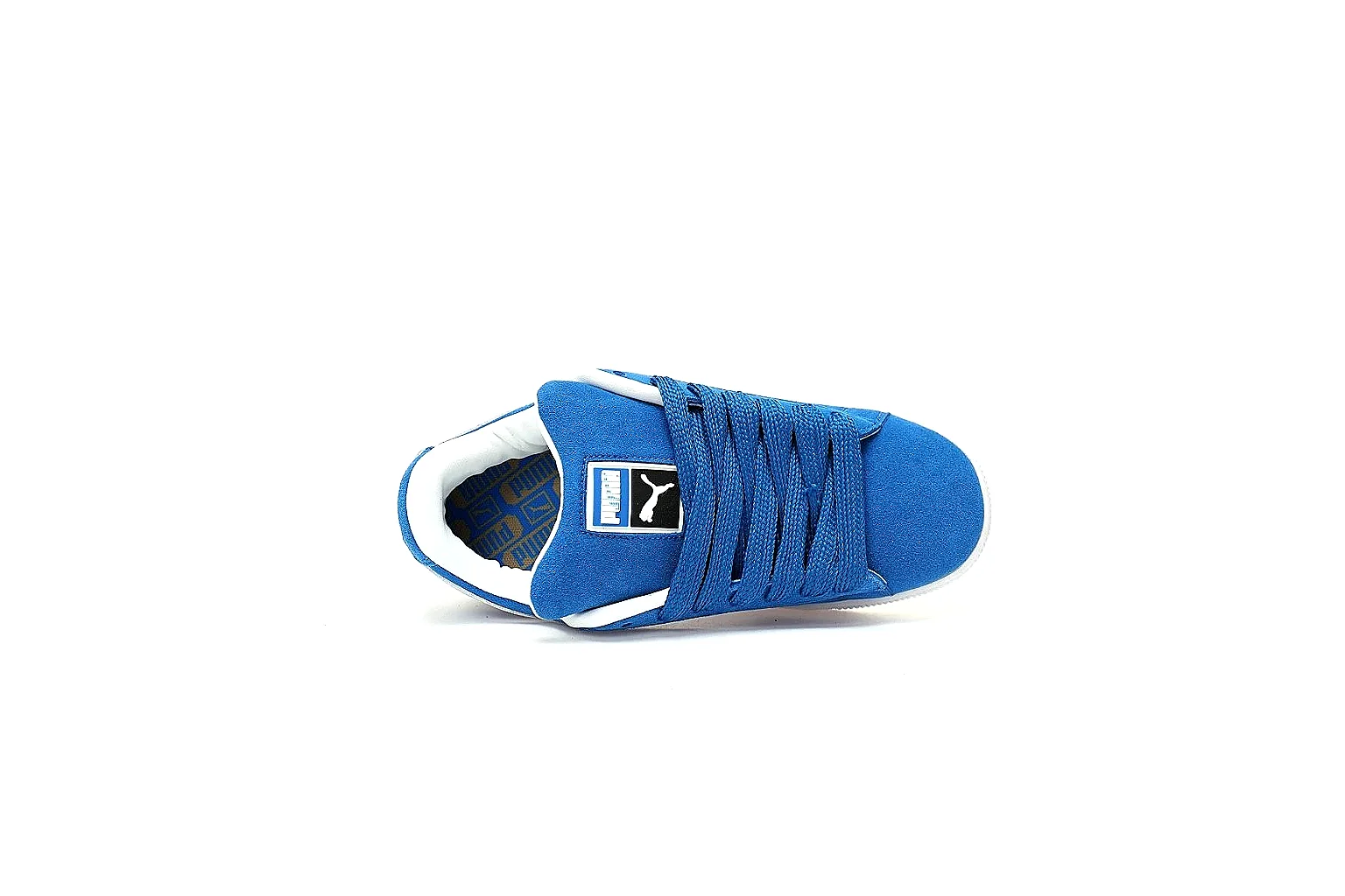 Puma Suede XL blue 8526 side branding and platform sole QC view thumbnail 3