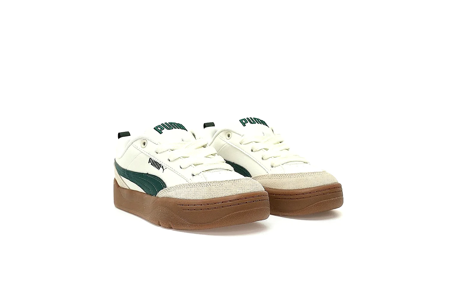 Kako Scout comparison images for Puma White Green Gum Low Sneaker thumbnail 5