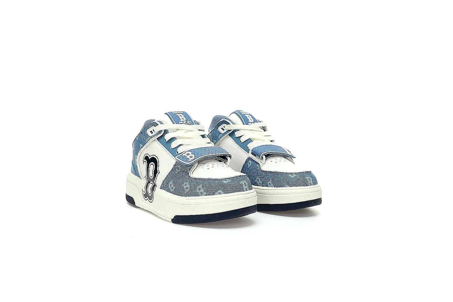 Kako Scout comparison images for Other Blue Logo Low Court Sneaker thumbnail 5