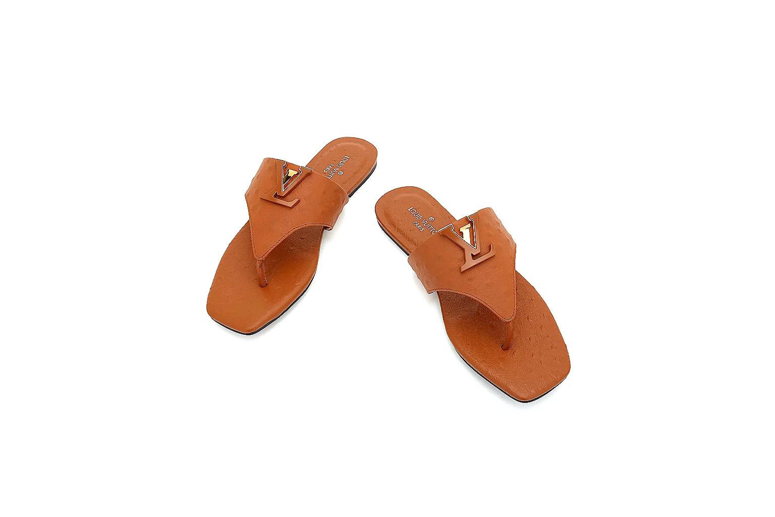 Kako Scout comparison images for Other Brown Leather Slide Sandal thumbnail 5