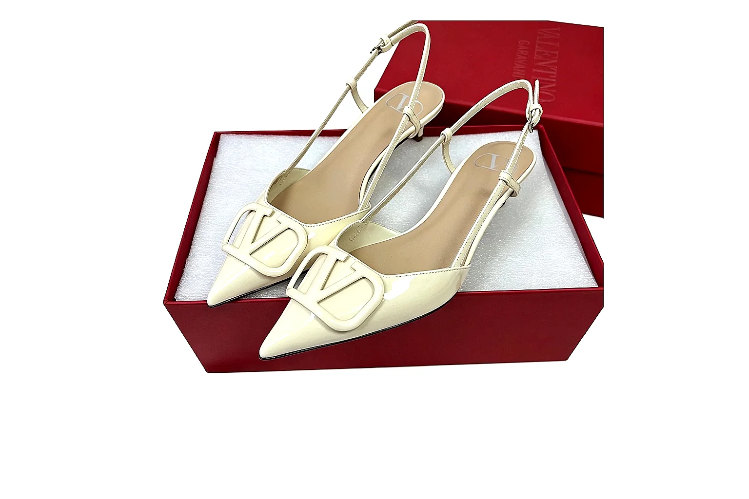 kakoscout.com Valentino Pointed Slingback White comparison signal card six-photo gallery thumbnail 2