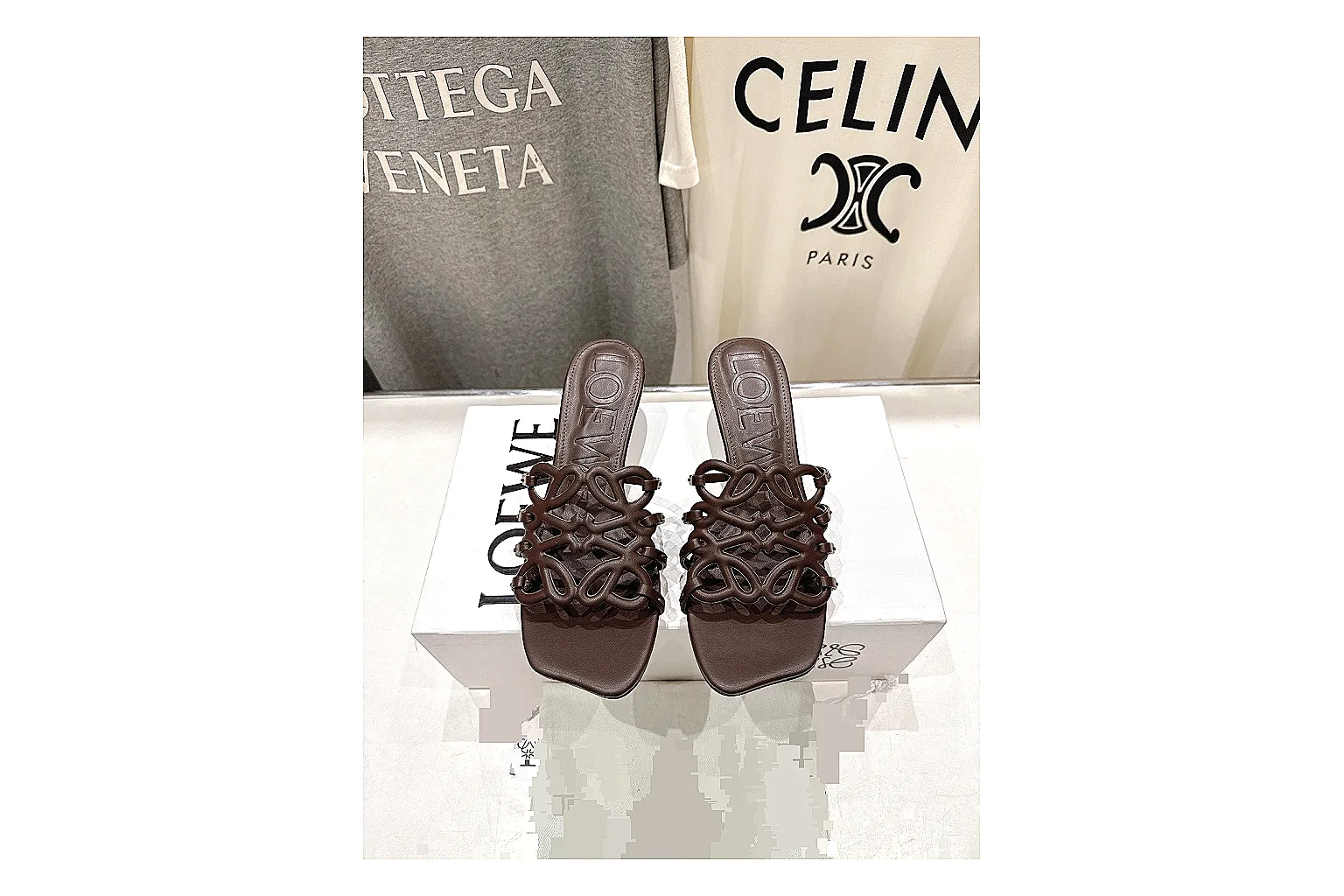 kakoscout.com Brown Woven Mule 9451 Brown mule product image