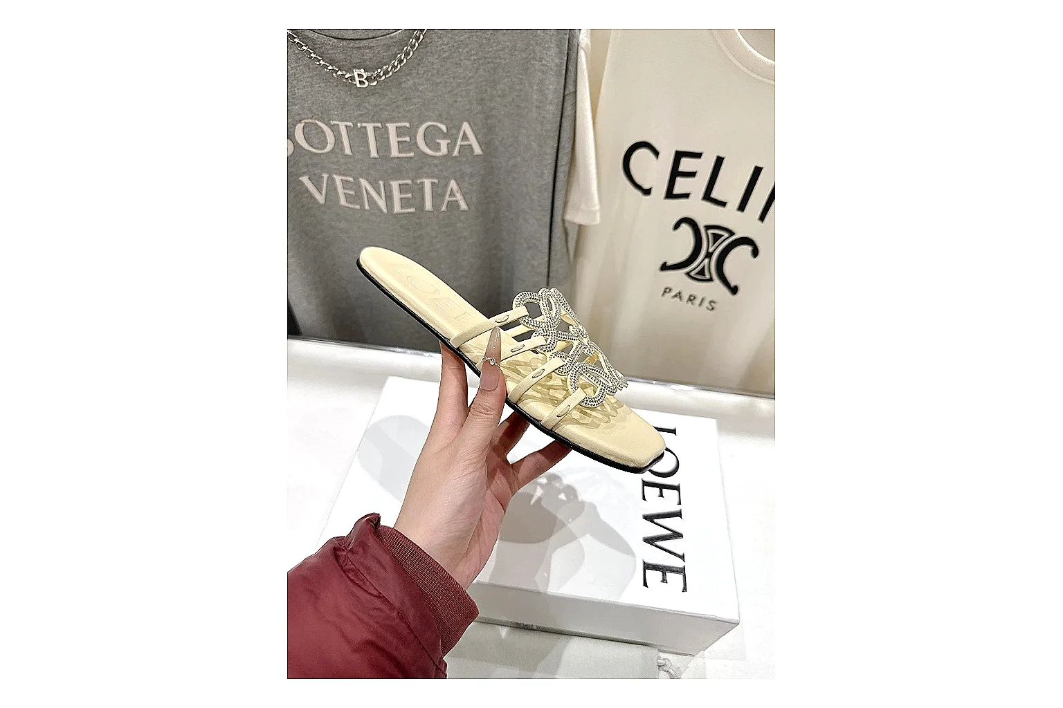 kakoscout.com Cream Woven Mule 9127 Cream mule product image thumbnail 4